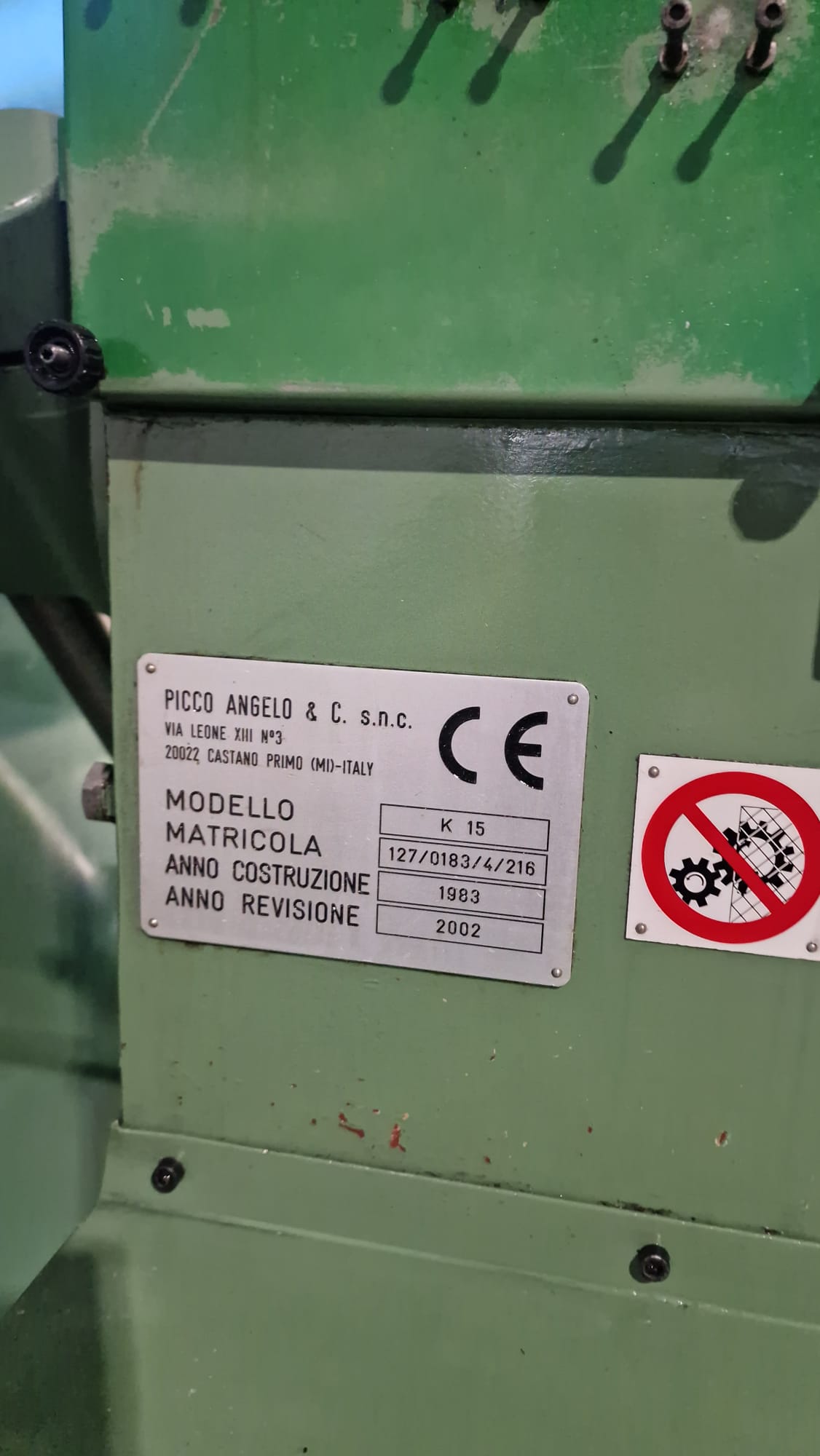 Usato Arrotondatrice PICCO K15
