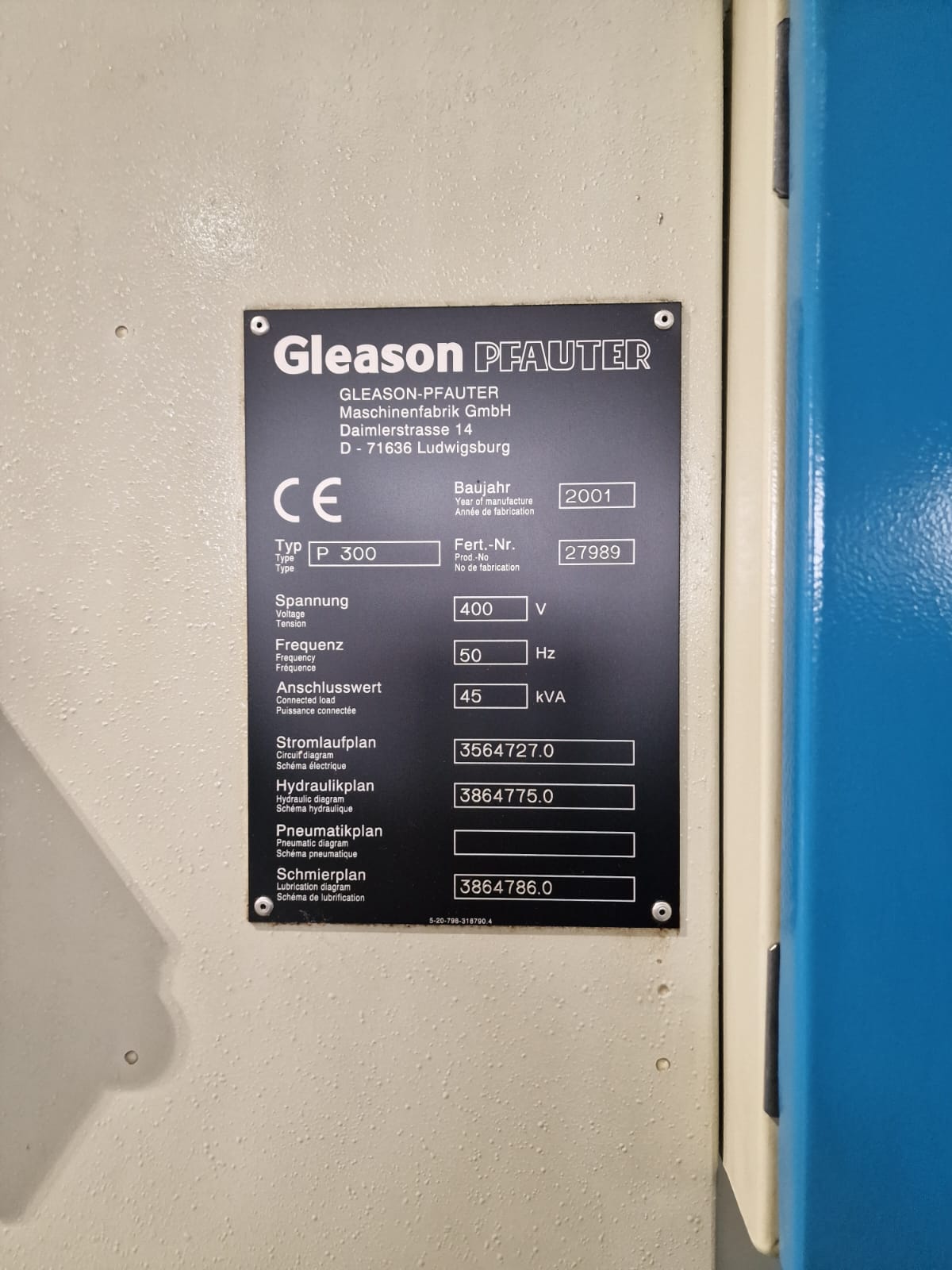 Usato Dentatrice a creatore gleason pfauter P300