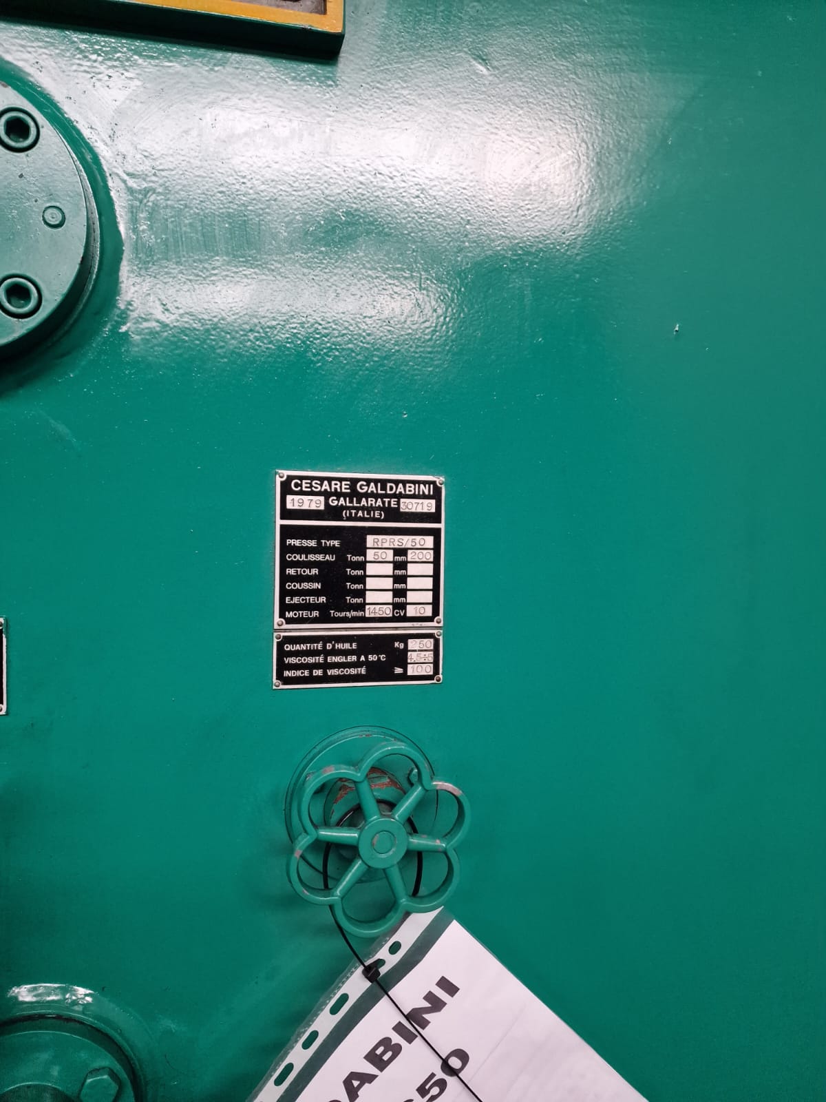 Used Pressa a raddrizzare GALDABINI RPRS 50