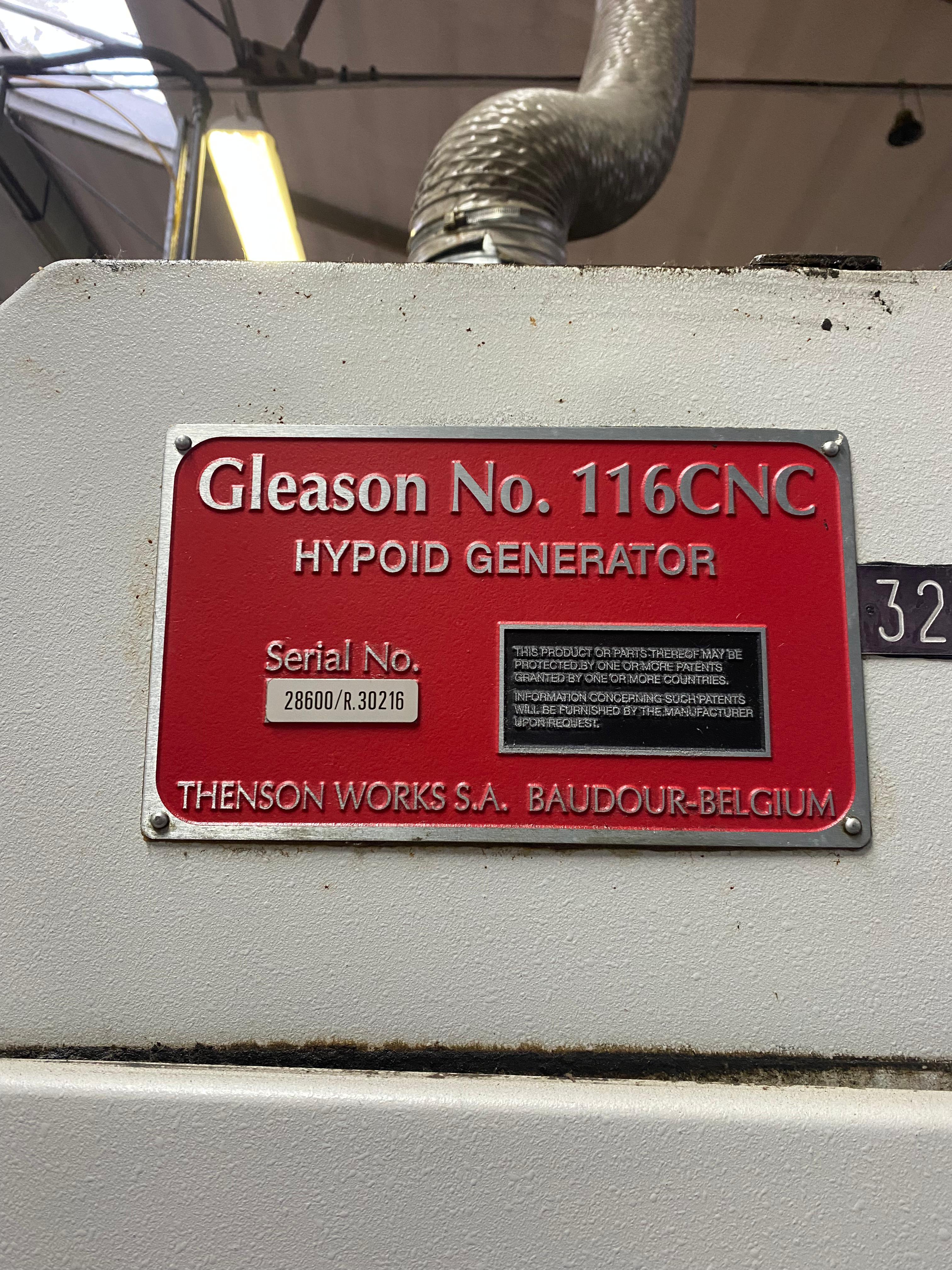 Usato Dentatrice per ingranaggi conici spiral GLEASON 116 CNC