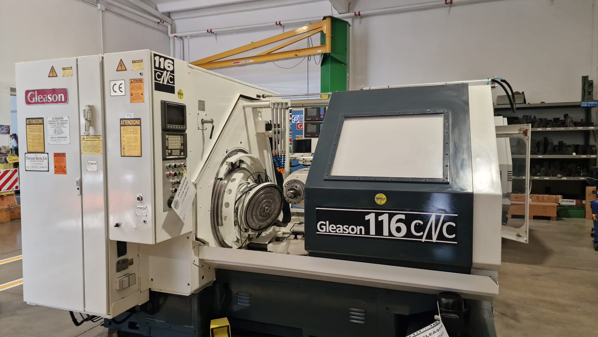 Usato Dentatrice per ingranaggi conici spiral GLEASON 116 CNC