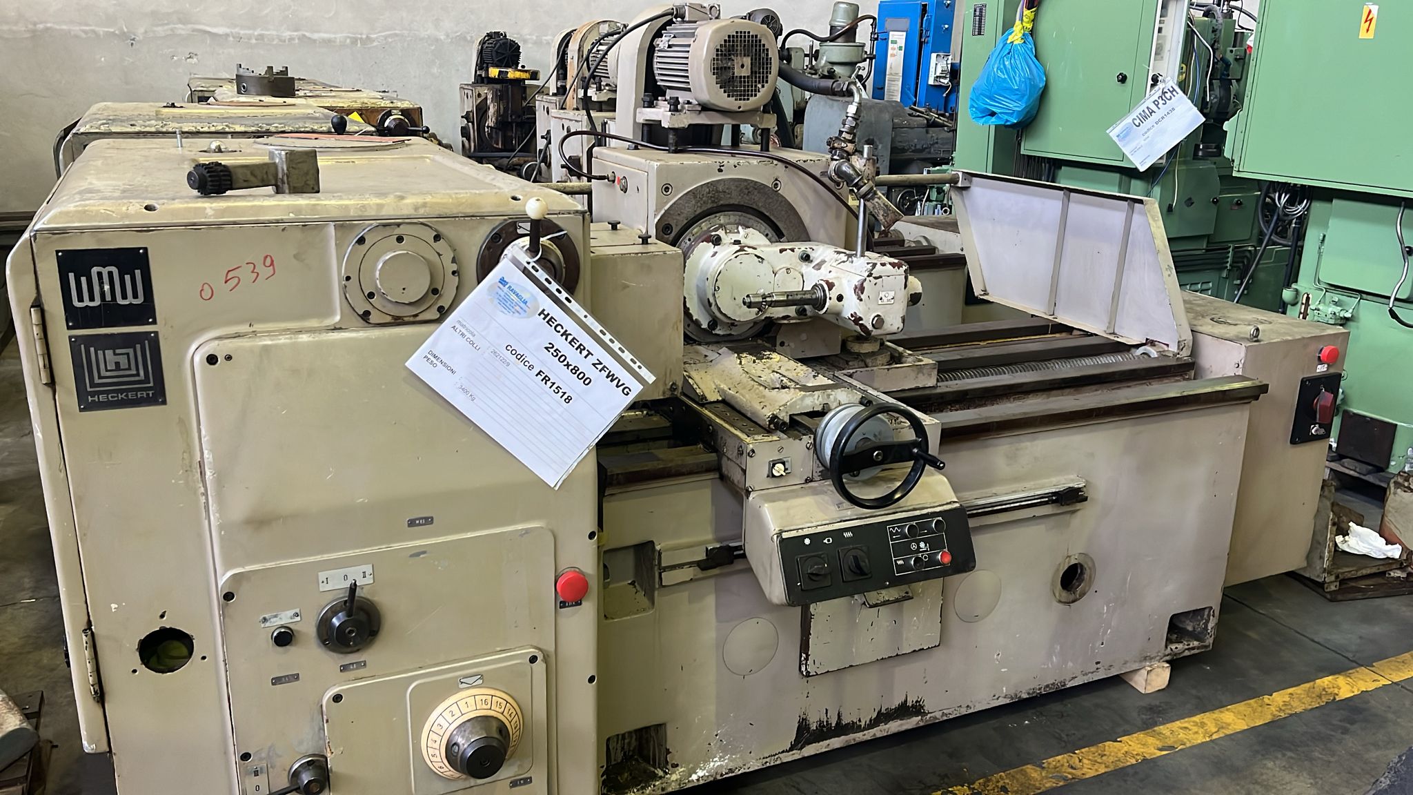 Usato Fresatrice per viti e filetti HECKERT ZFWVG 250x800