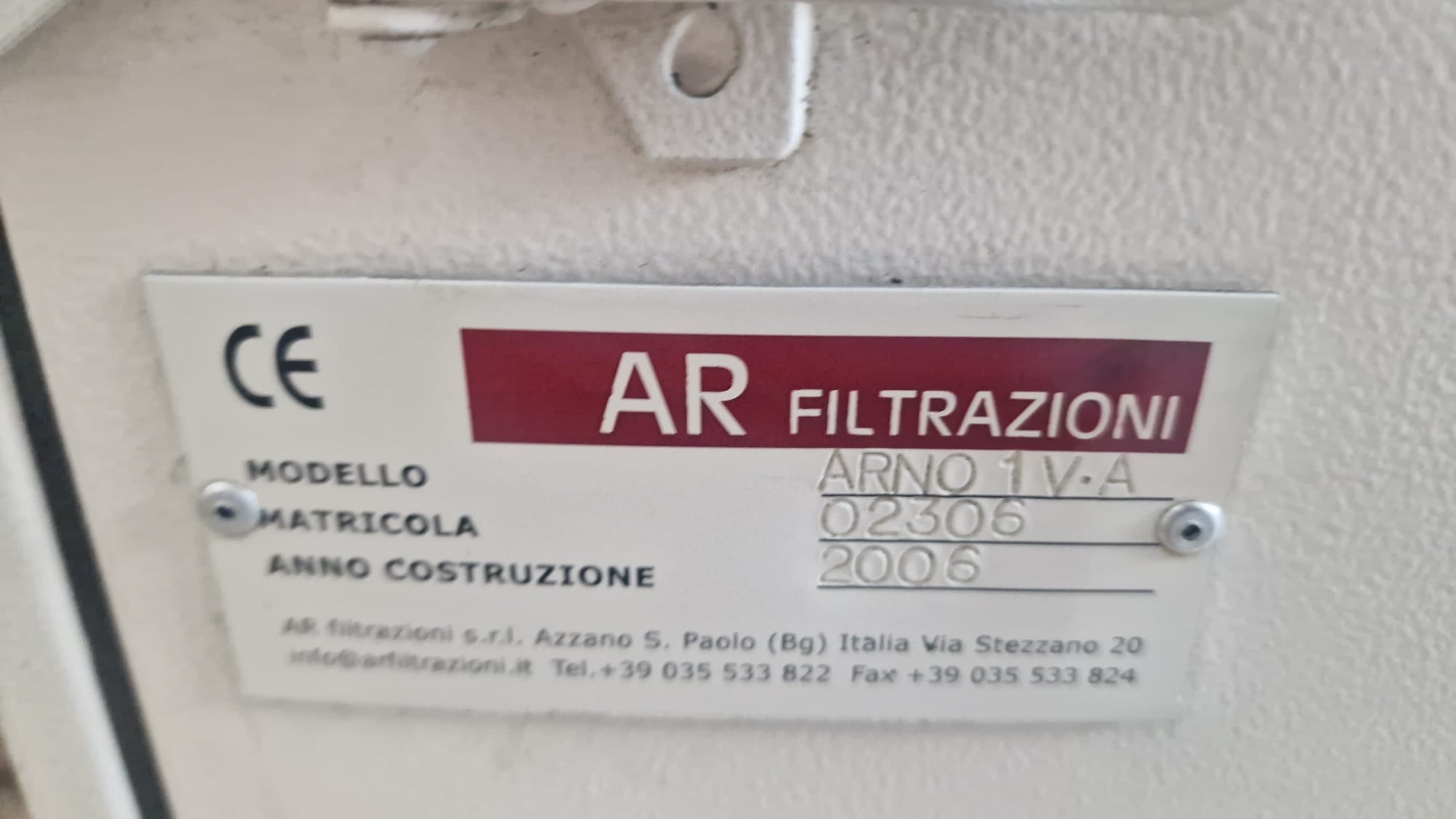 Usato Filtro ARNO 1V-A