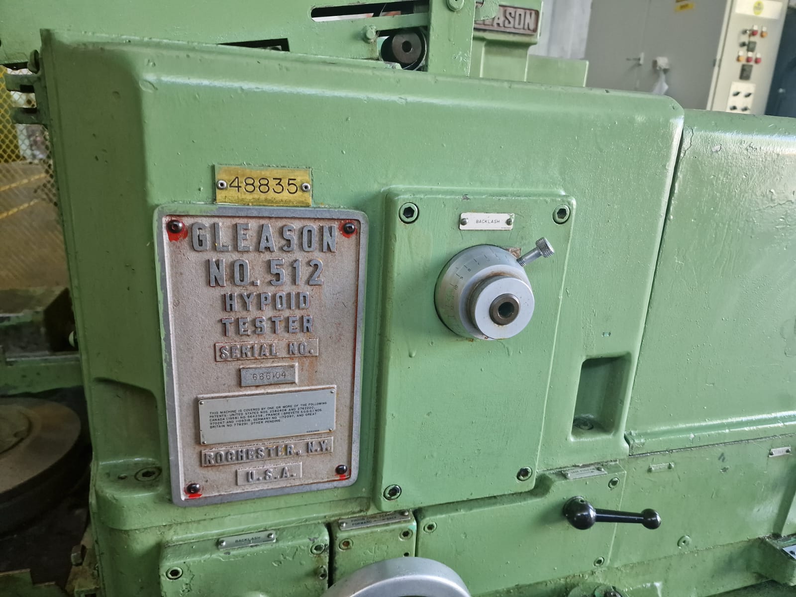 Usato Tester per ingranaggi ipoidi GLEASON 512