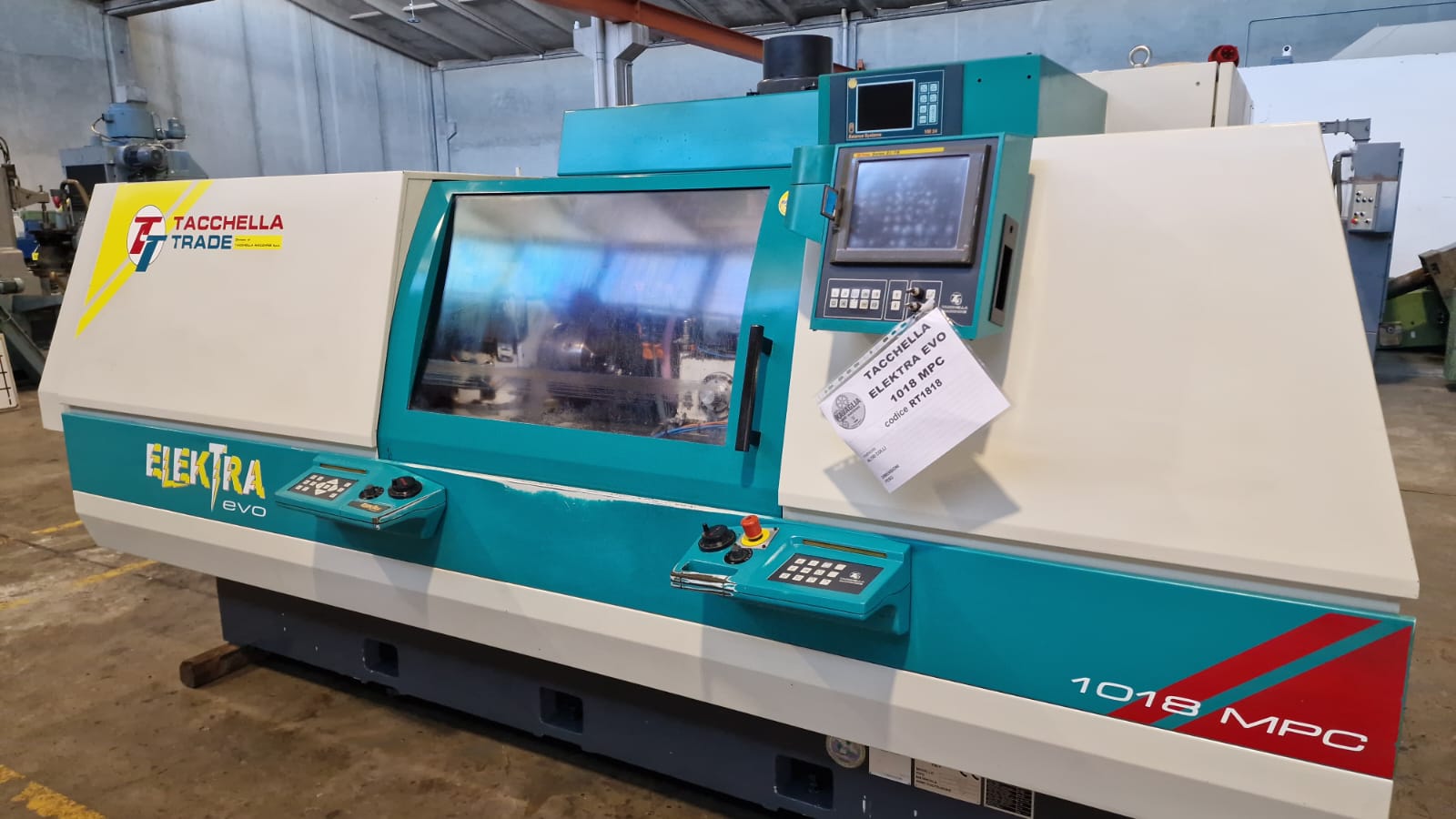 Usato Rettifica per interni ed esterni TACCHELLA ELEKTRA EVO 1018 MPC - 2006