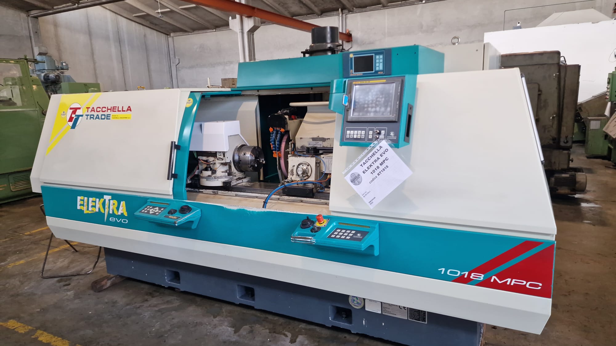 Usato Rettifica per interni ed esterni TACCHELLA ELEKTRA EVO 1018 MPC - 2006