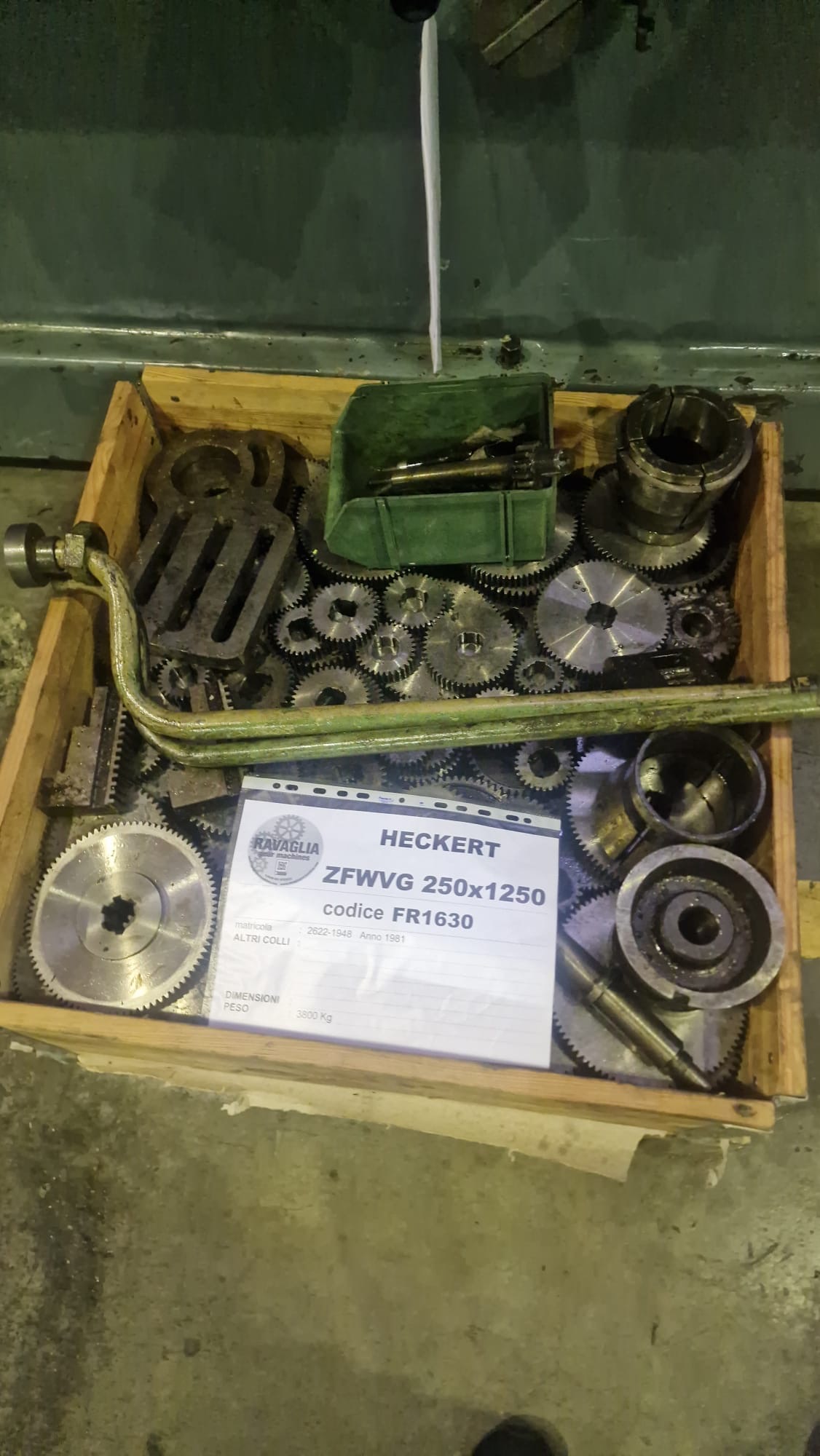 Usato Fresatrice per viti e filetti HECKERT ZFWVG 250x1250