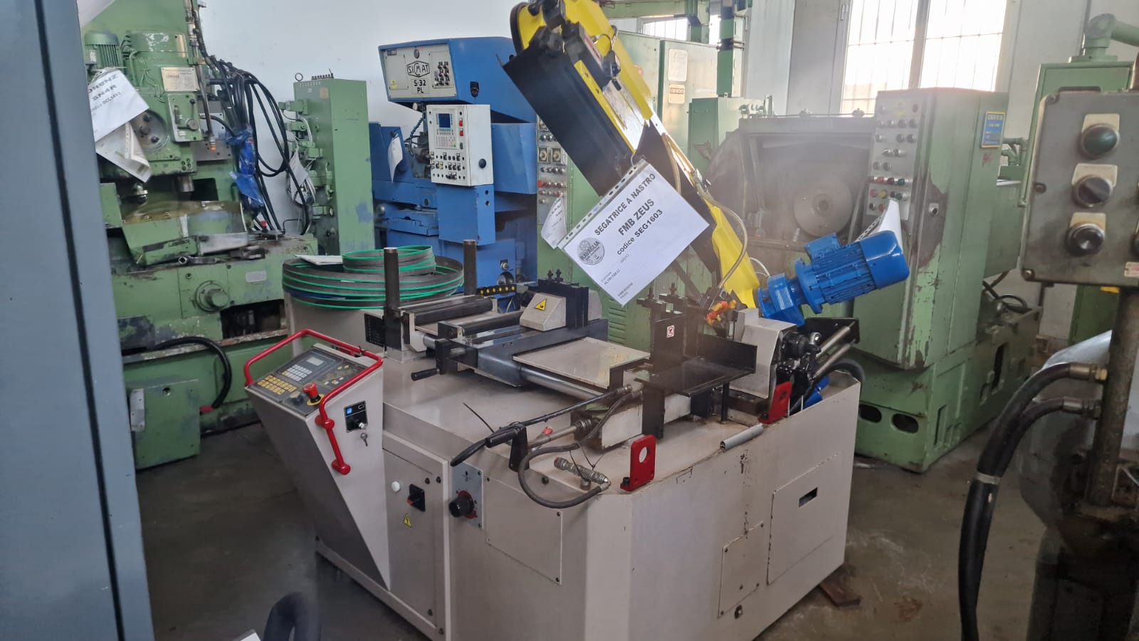 Usato Segatrice a nastro FMB ZEUS