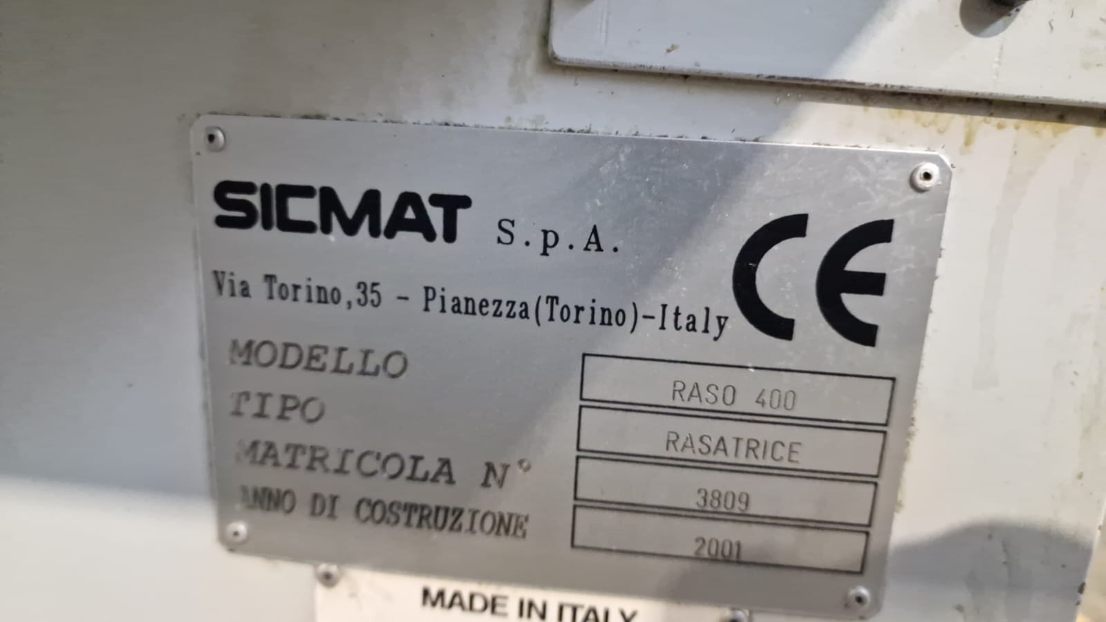 Usato Rasatrice SICMAT RASO 400 CNC / 7 ASSI