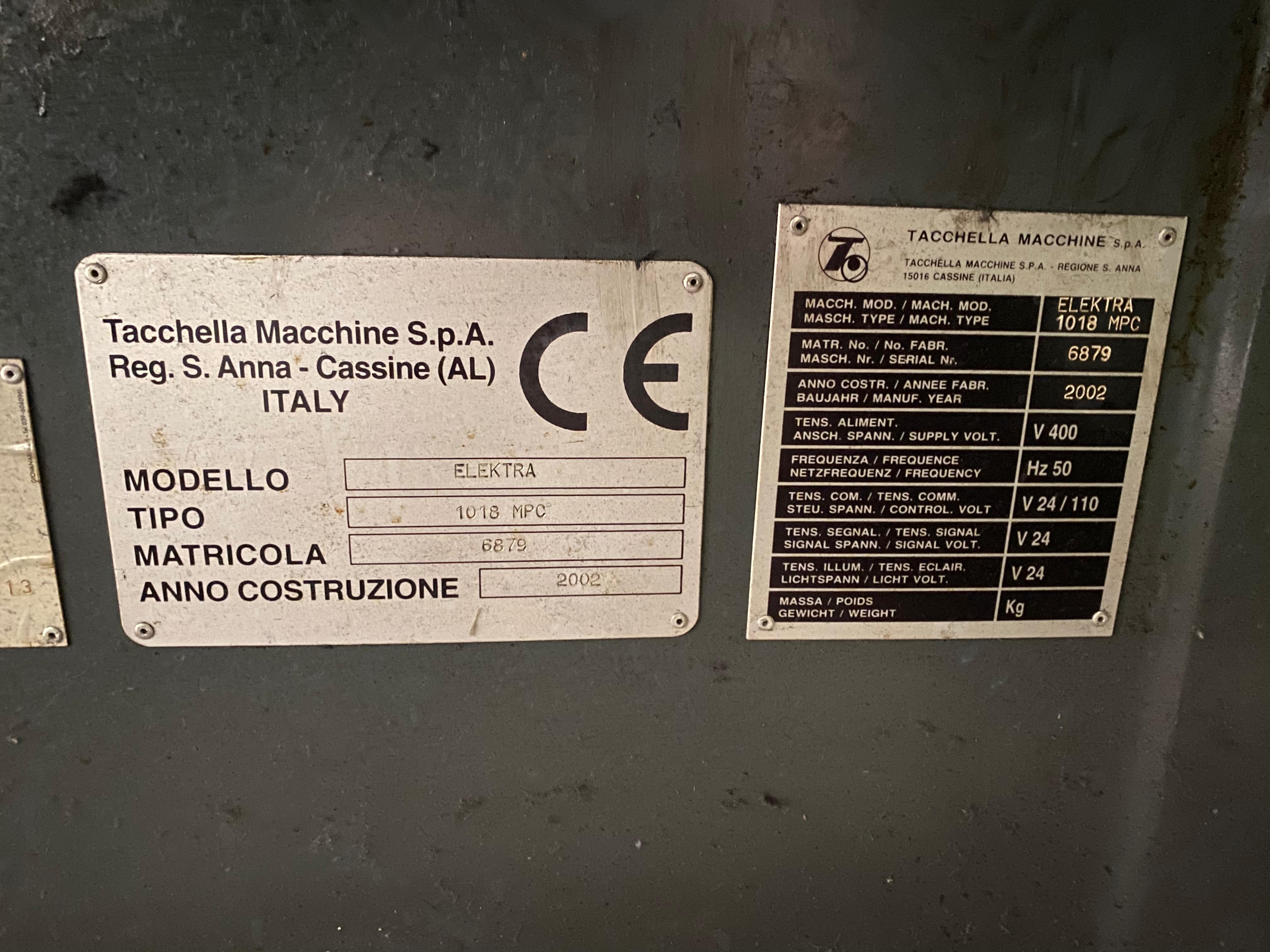 Usato Rettifica TACCHELLA ELEKTRA 1018 MPC