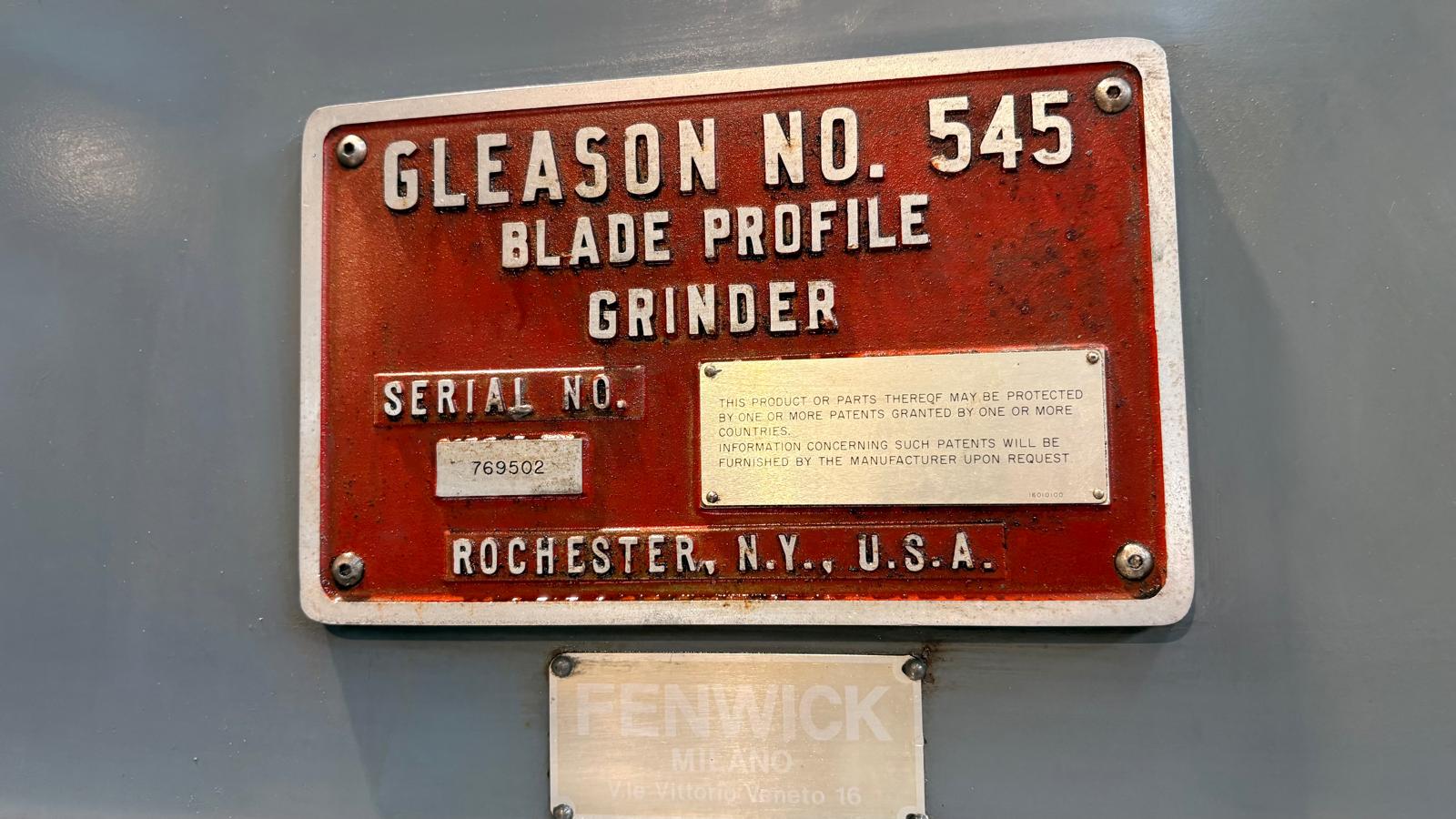 Usato Affilatrice GLEASON 545