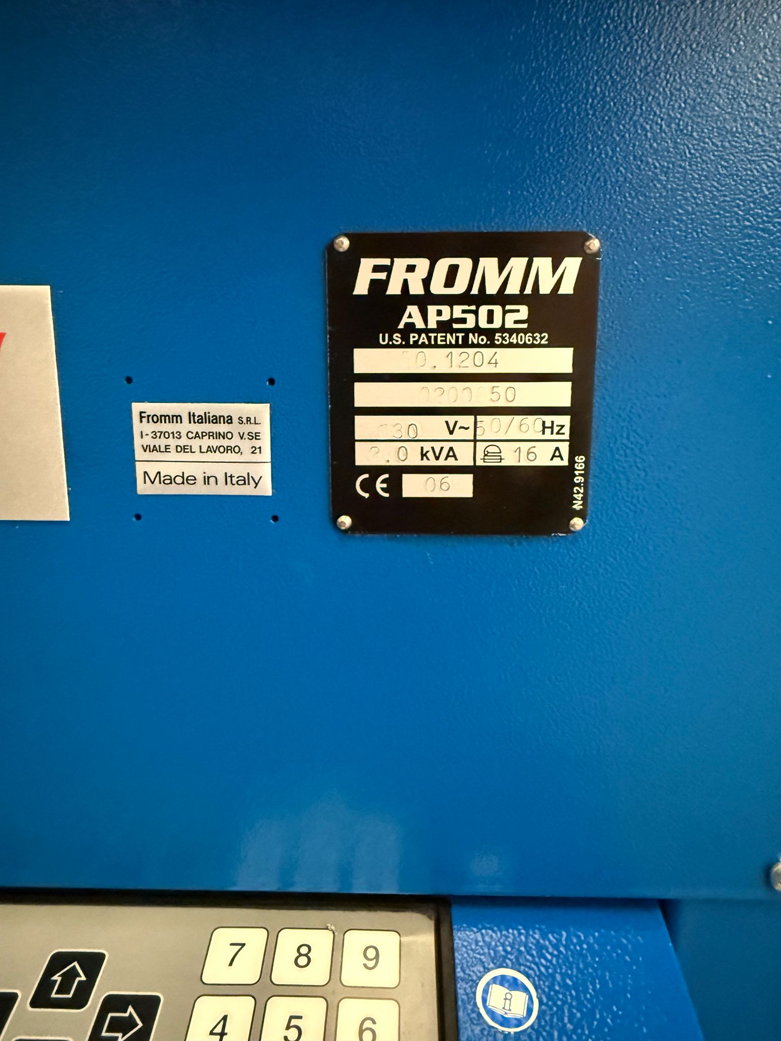 Usato macchina gonfiatrice per air cushion packaging FROMM 