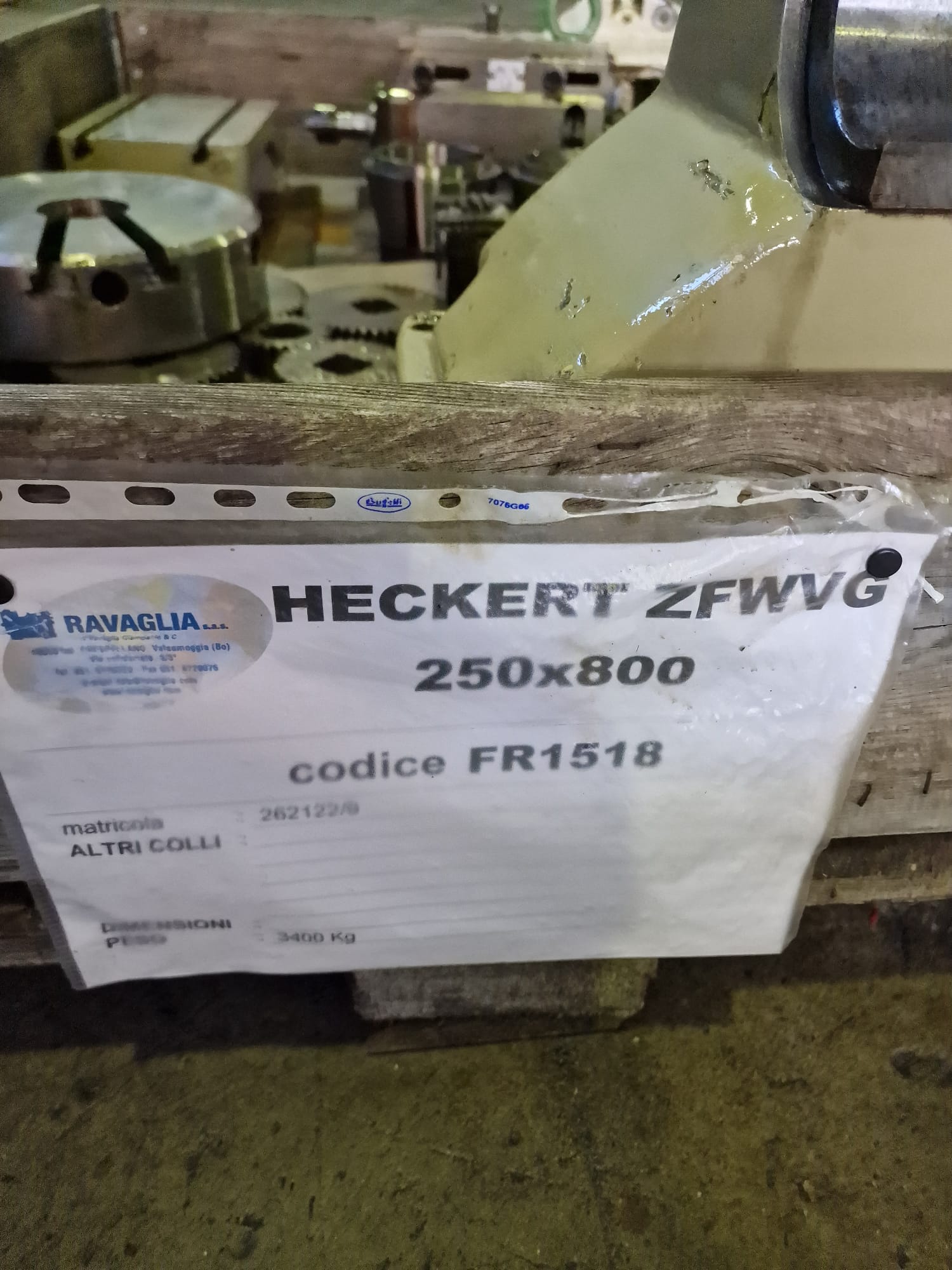 Usato Fresatrice per viti e filetti HECKERT ZFWVG 250x800
