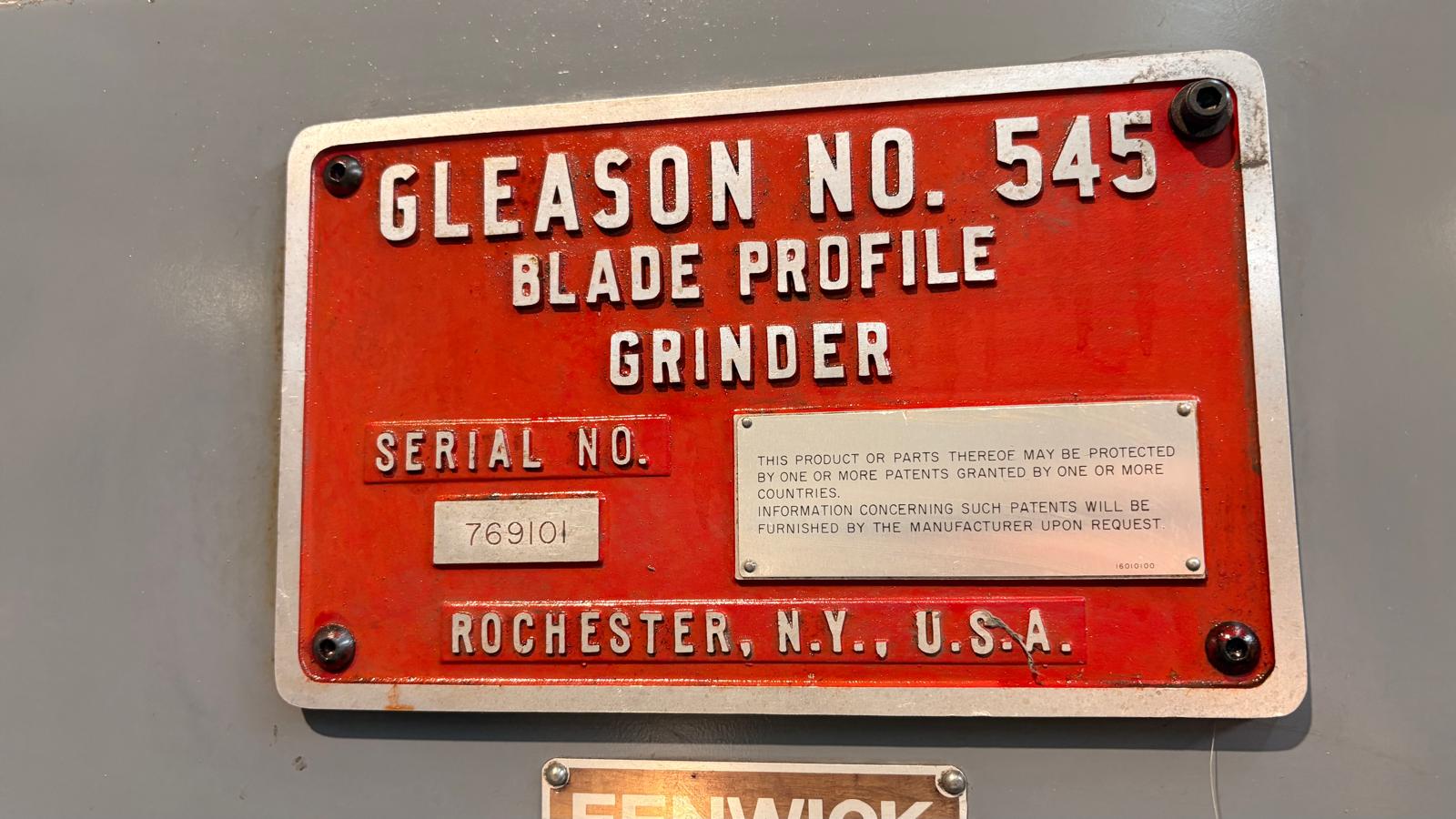 Usato Affilatrice GLEASON 545