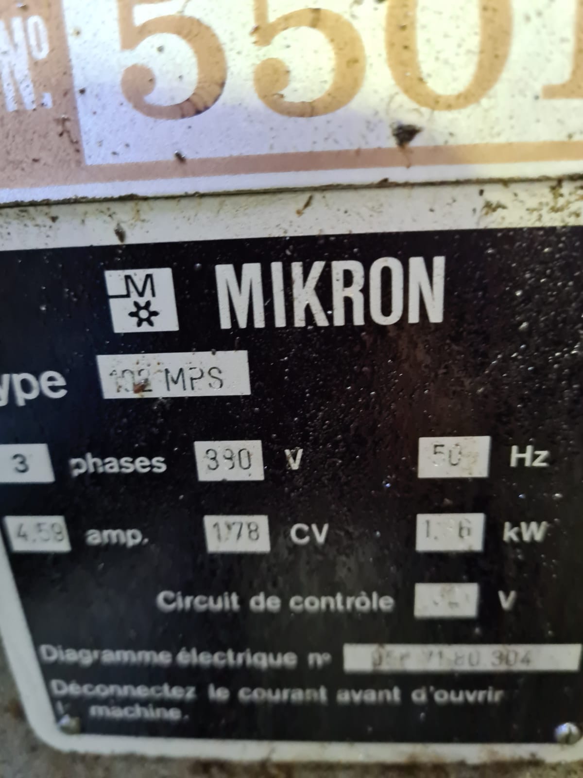 Usato Dentatrice a creatore verticale MIKRON 102.05 MPS