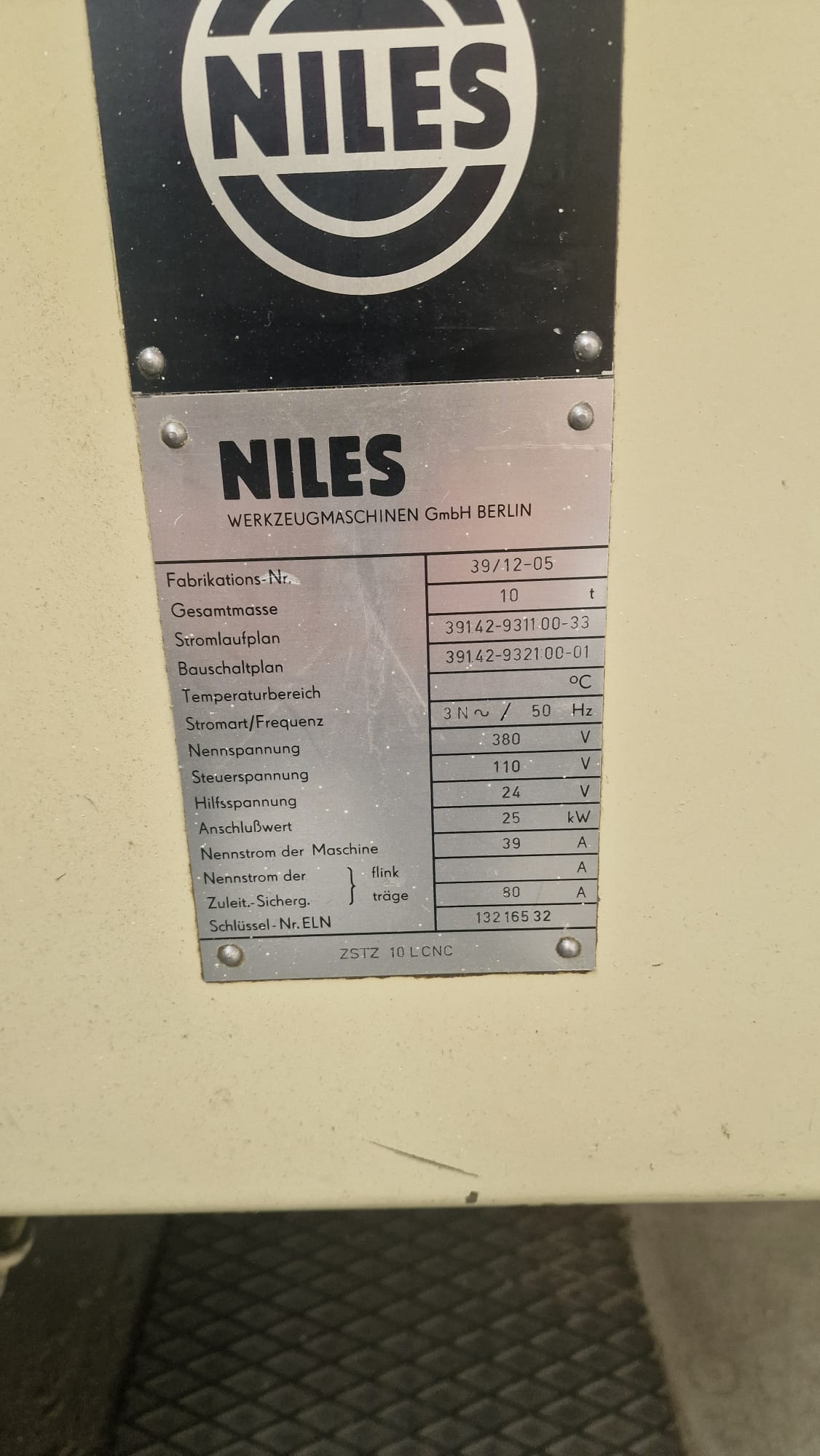 Usato Rettifica per ingranaggi NILES ZSTZ 10 L