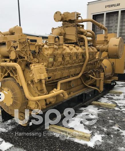 0.90 MW 2008 New Caterpillar G3516 Natural Gas Generator Set