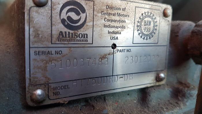 Used 1987 Pacific 4 Axle Carrier Style Oilfield Pump / Kill Truck