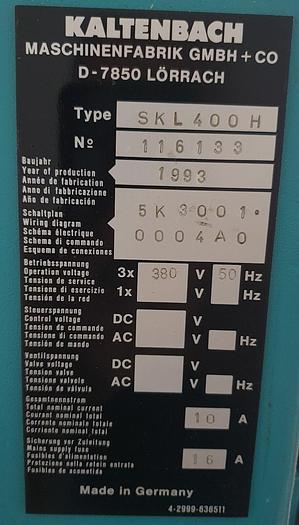 Gebraucht Aluminiumsäge Kaltenbach SKL 400 H