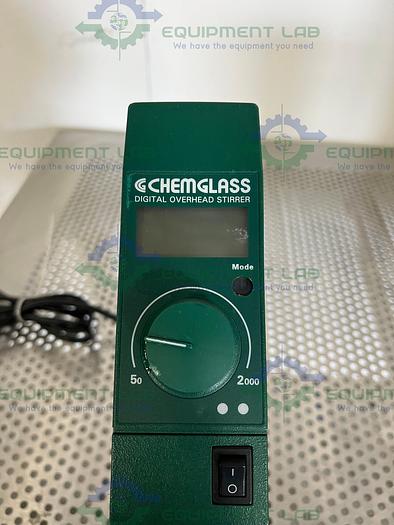 Used Chemglass  Unknown Model Digital Overhead Homaginizer  / Stirrer 2000 RPM
