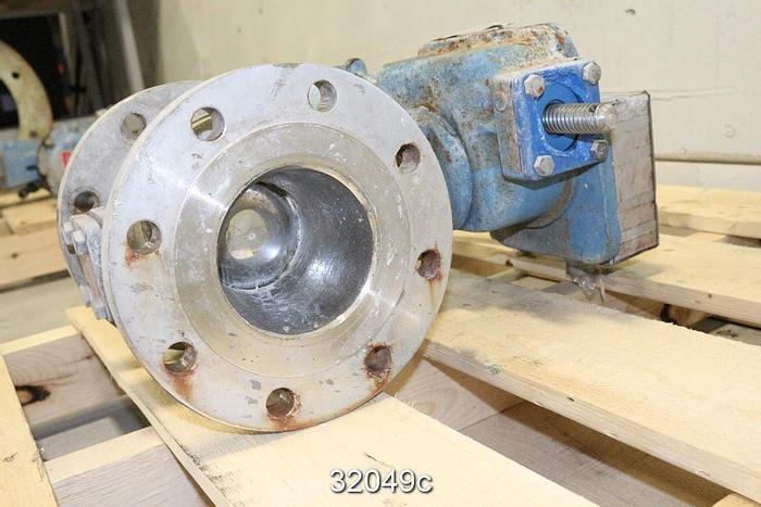 Used Dezurik 9163389 4" V-Ball Control Valve #32049