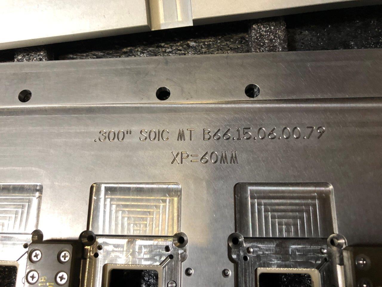 Used Delta Edge DE8000 20lds SOIC .300 WSO Test Handler Change Kit