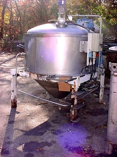 Used 550 GALLON CONE BOTTOM BREWERY TANK - S/S - JACKETED