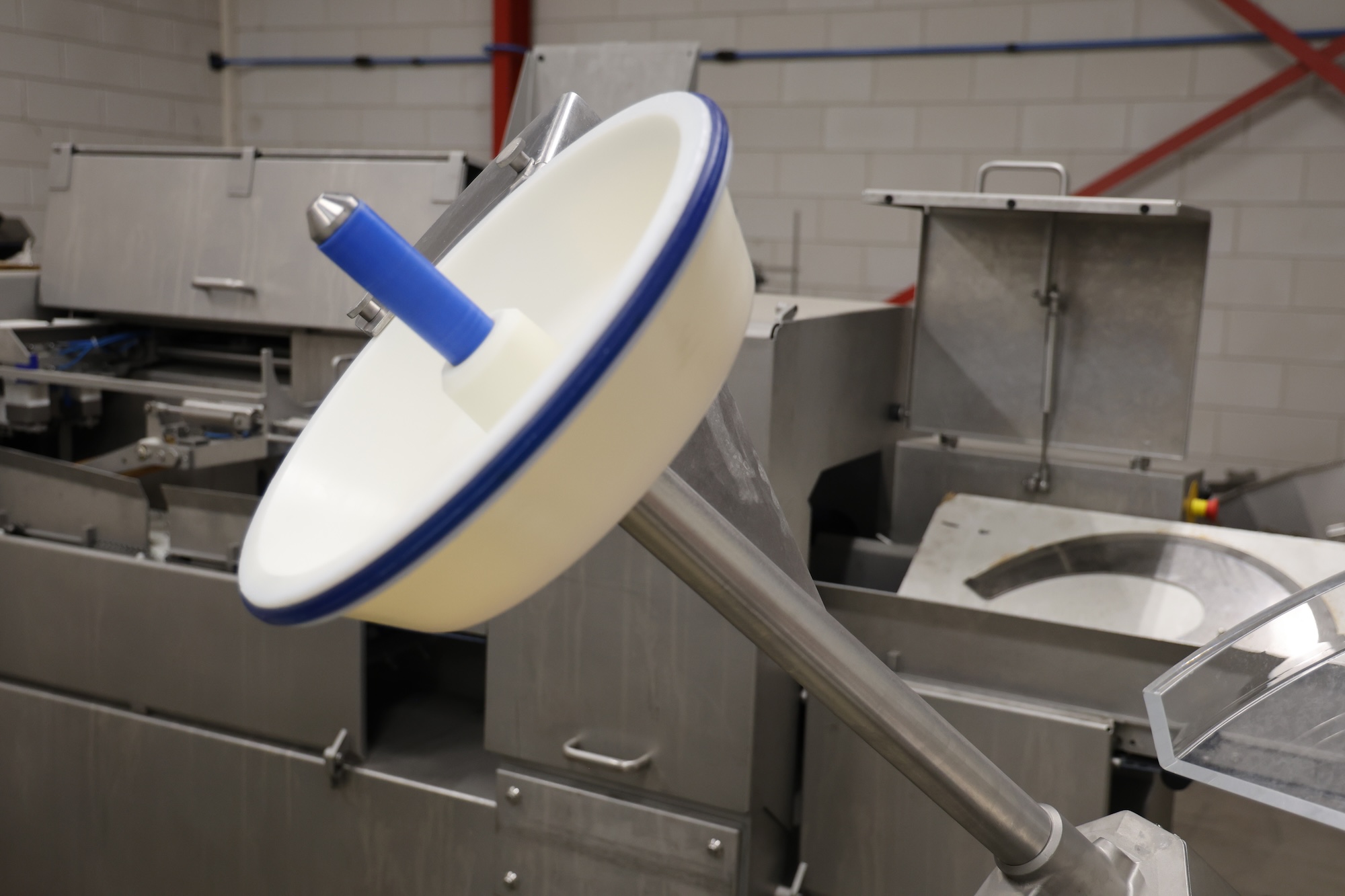 Used KG Wetter 120 bowl cutter with discharge