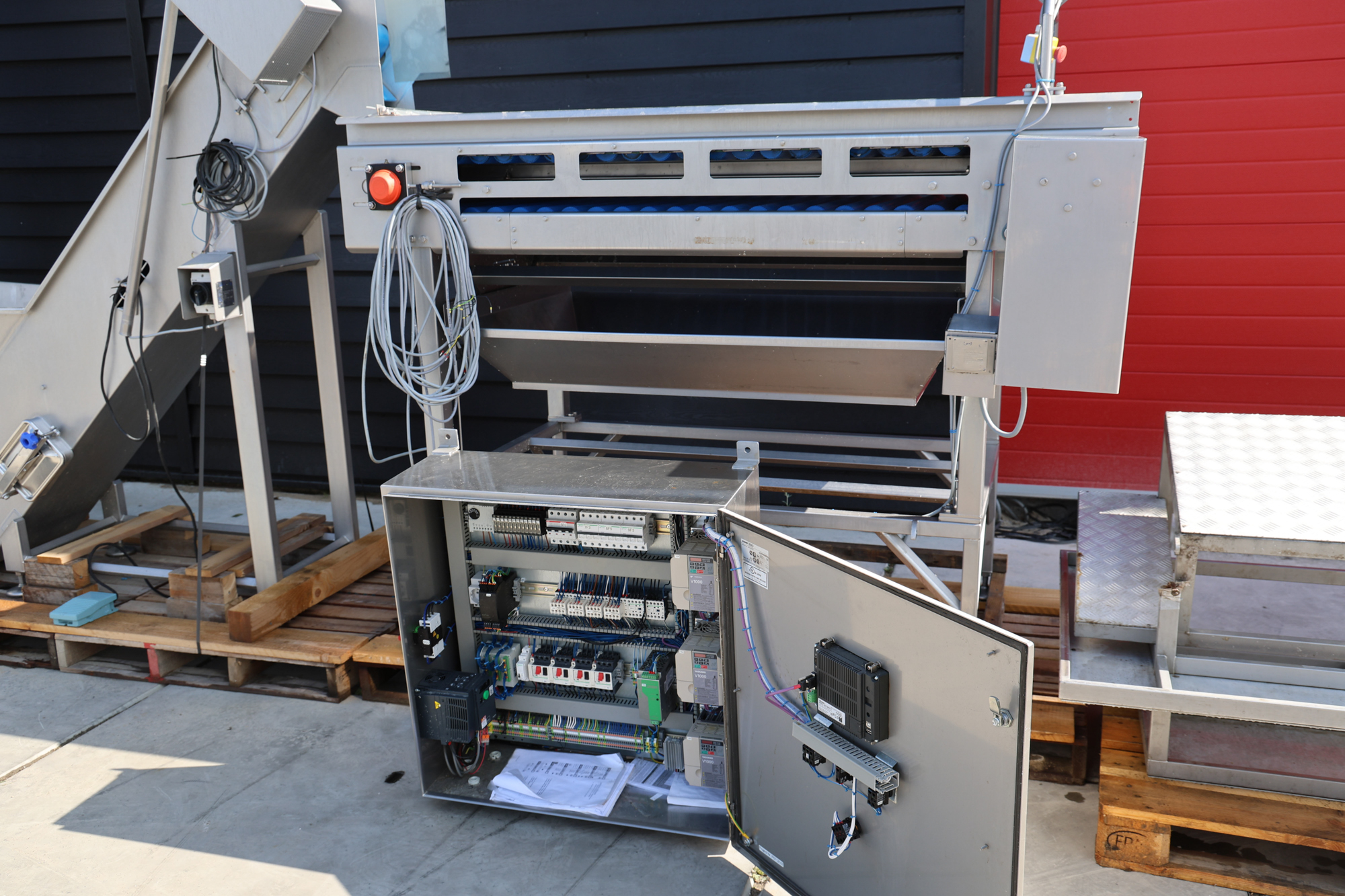 Used 2018 Eillert APM800 and B25 Full potato peeling and cutting line