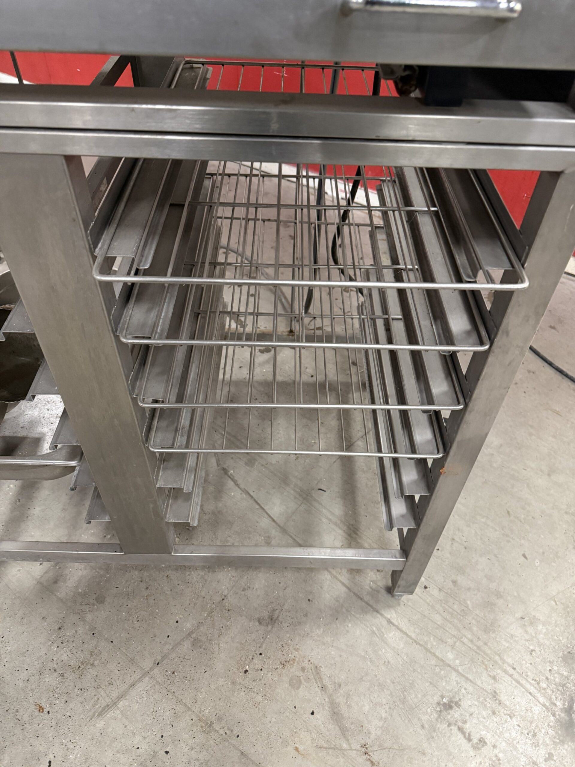 Used Leventi Combimat DGT combi steamer with stand