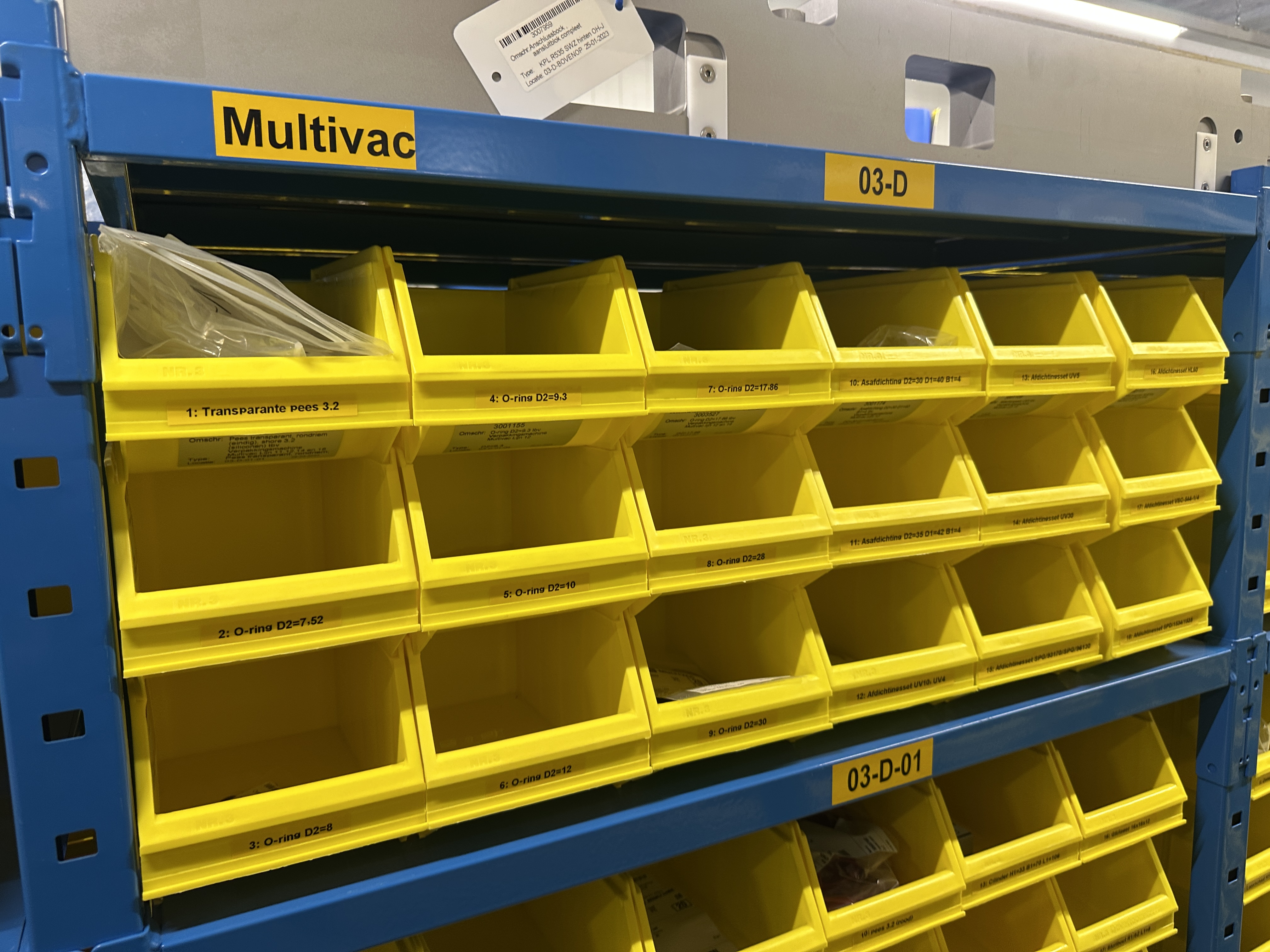 Used Multivac Spare parts