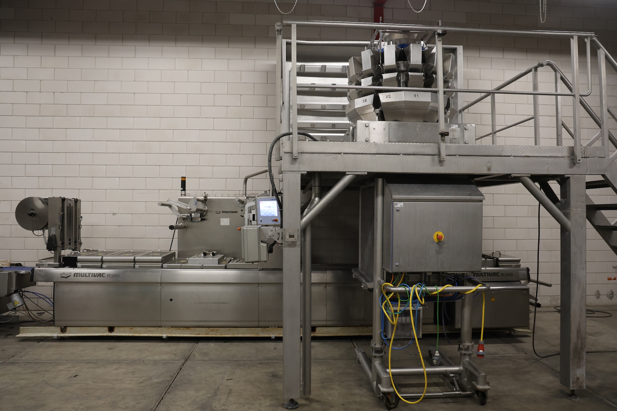 Used 2013 Multivac - Yamato Full automatic weighing and packing line