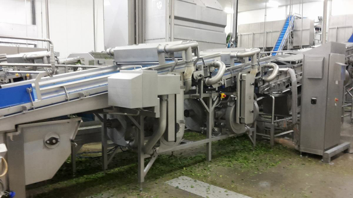 Used 2017 FTNON Turatti complete high capacity washing and drying line