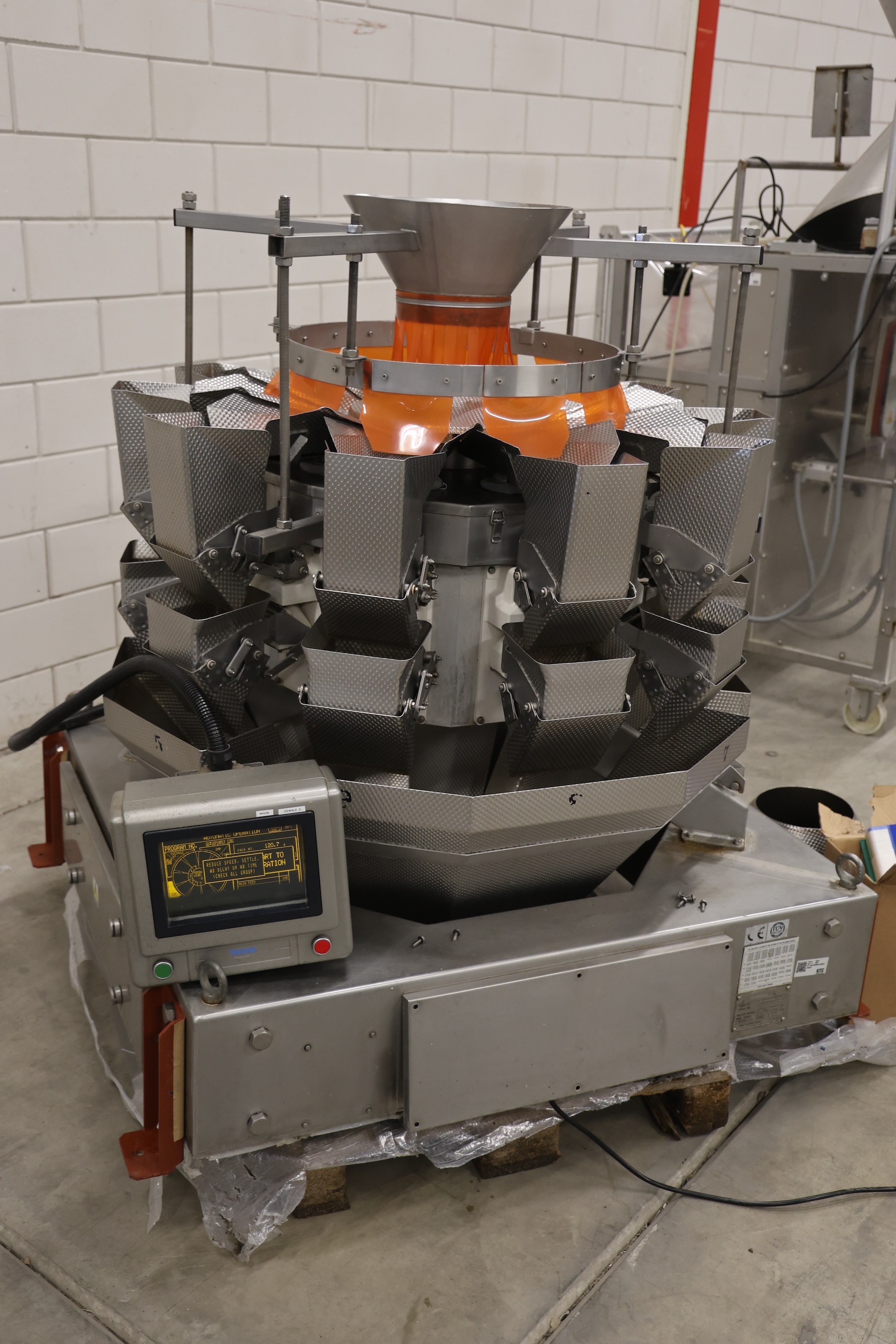 Used Yamato ADW-510-SWH multihead weigher