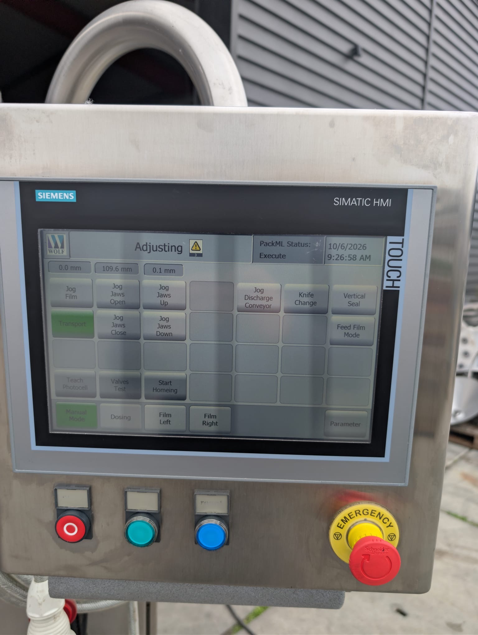 Used 2019 Wolf VPC 250 vertical packaging machine