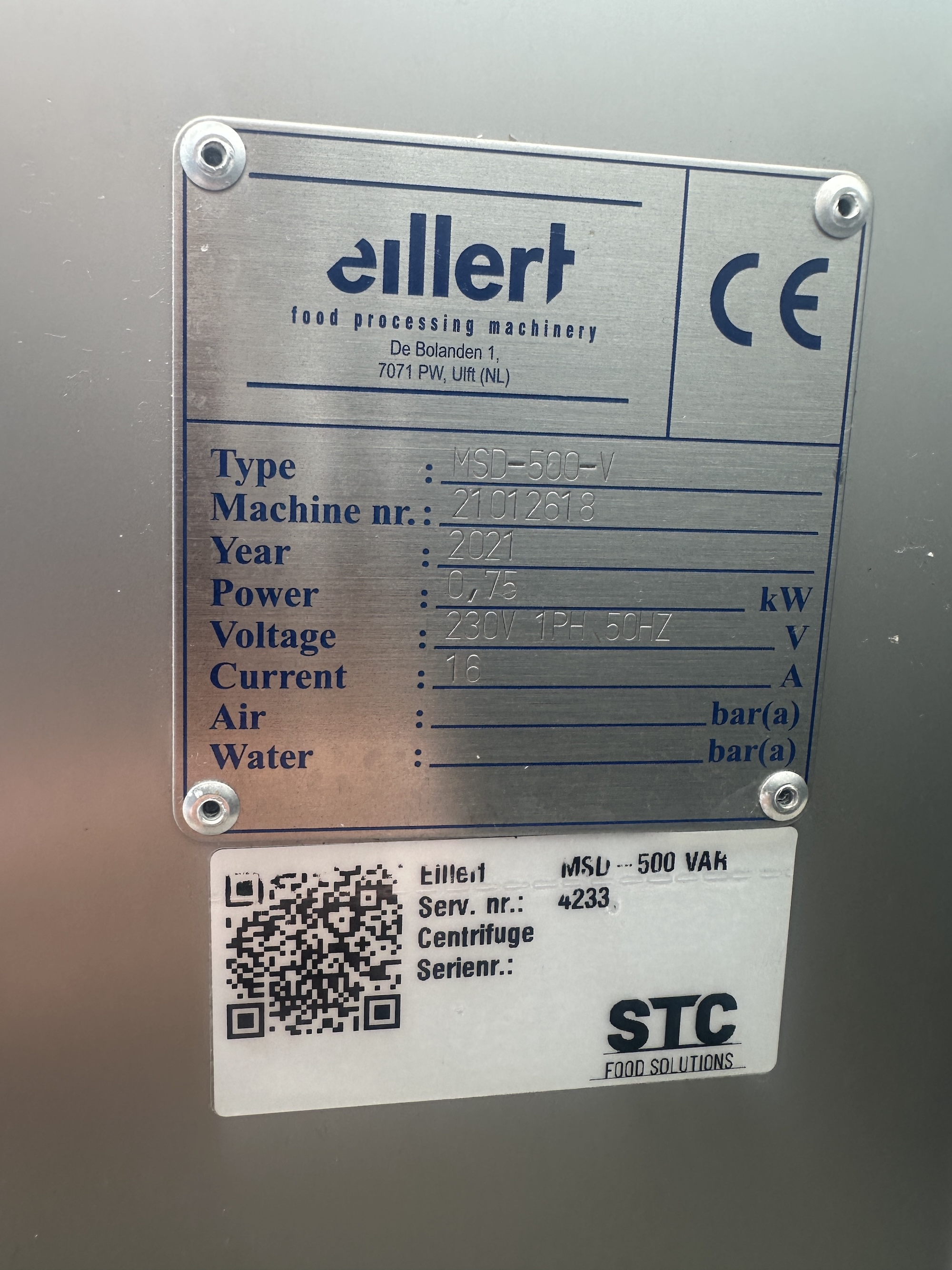 Used 2021 Eillert MSD-500 VAR