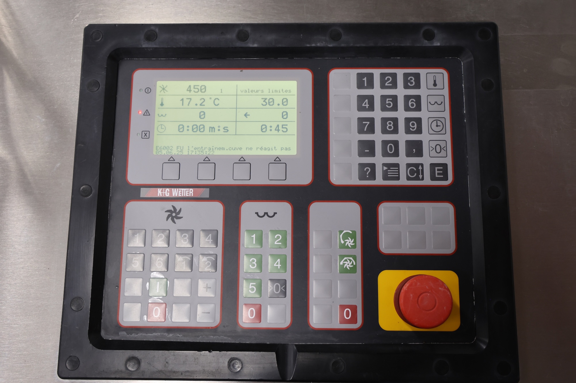 Used KG Wetter 120 bowl cutter with discharge