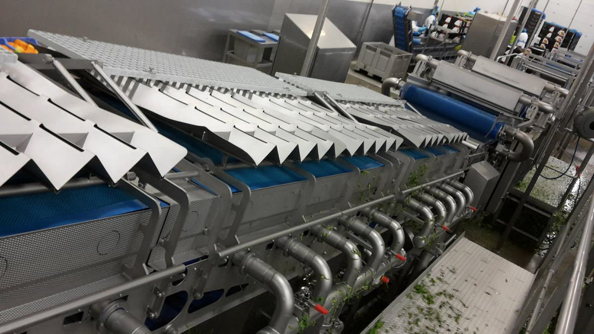 Used 2017 FTNON Turatti complete high capacity washing and drying line