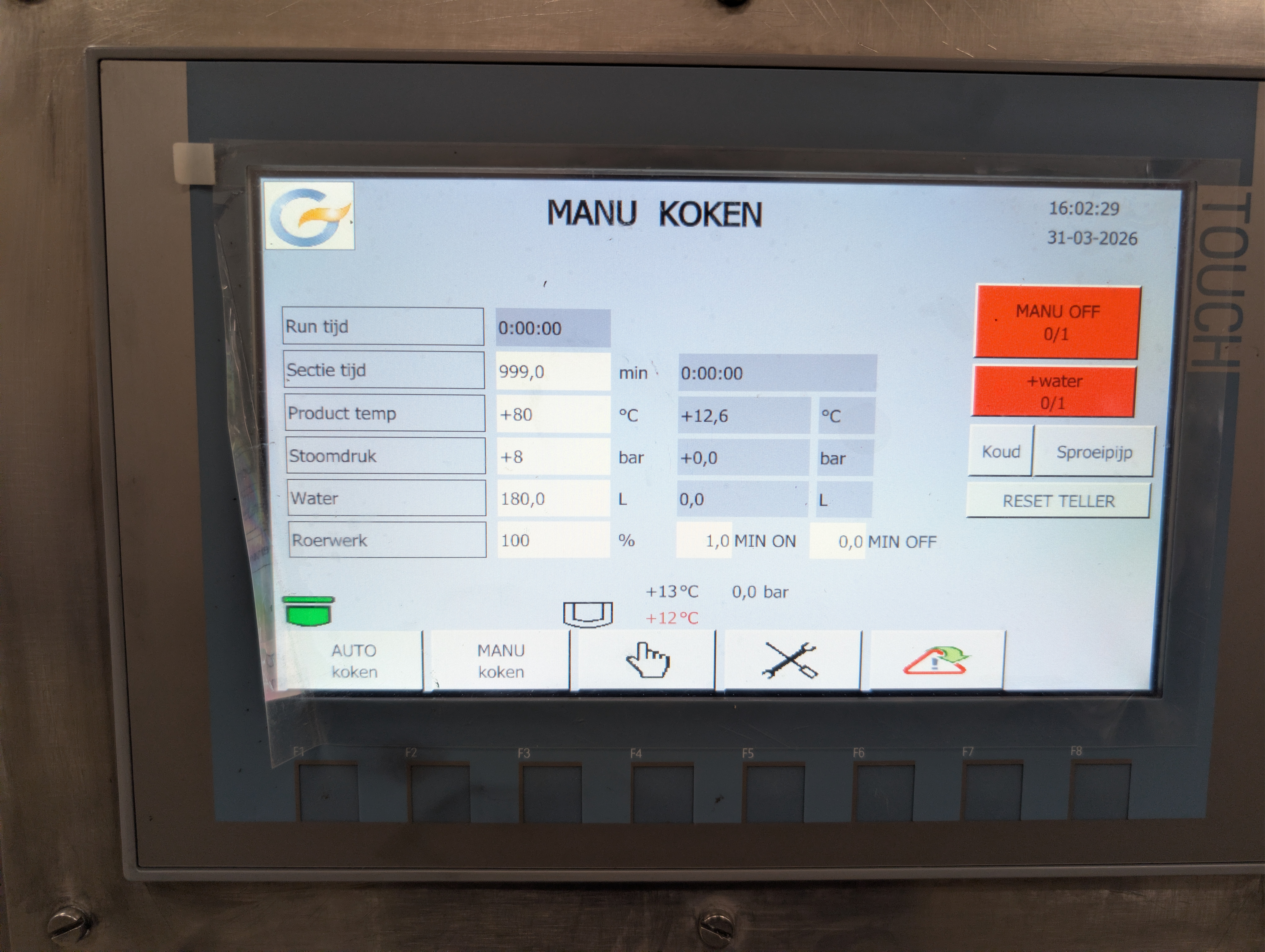 Used Berief KIPPKO 1200L cooking kettle
