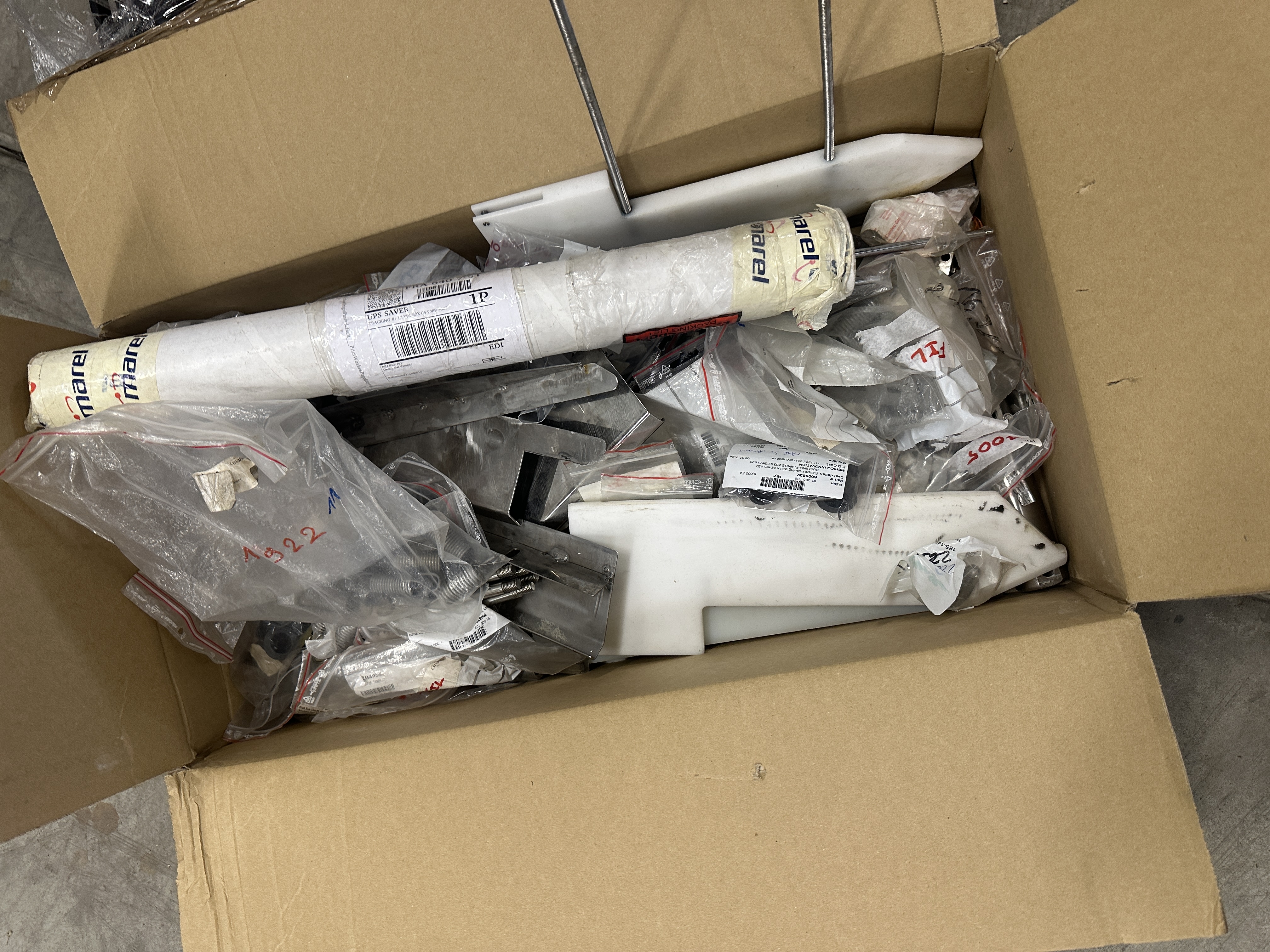 Used 2012 Marel 2630 filleting line with 2620 and knife sharpener