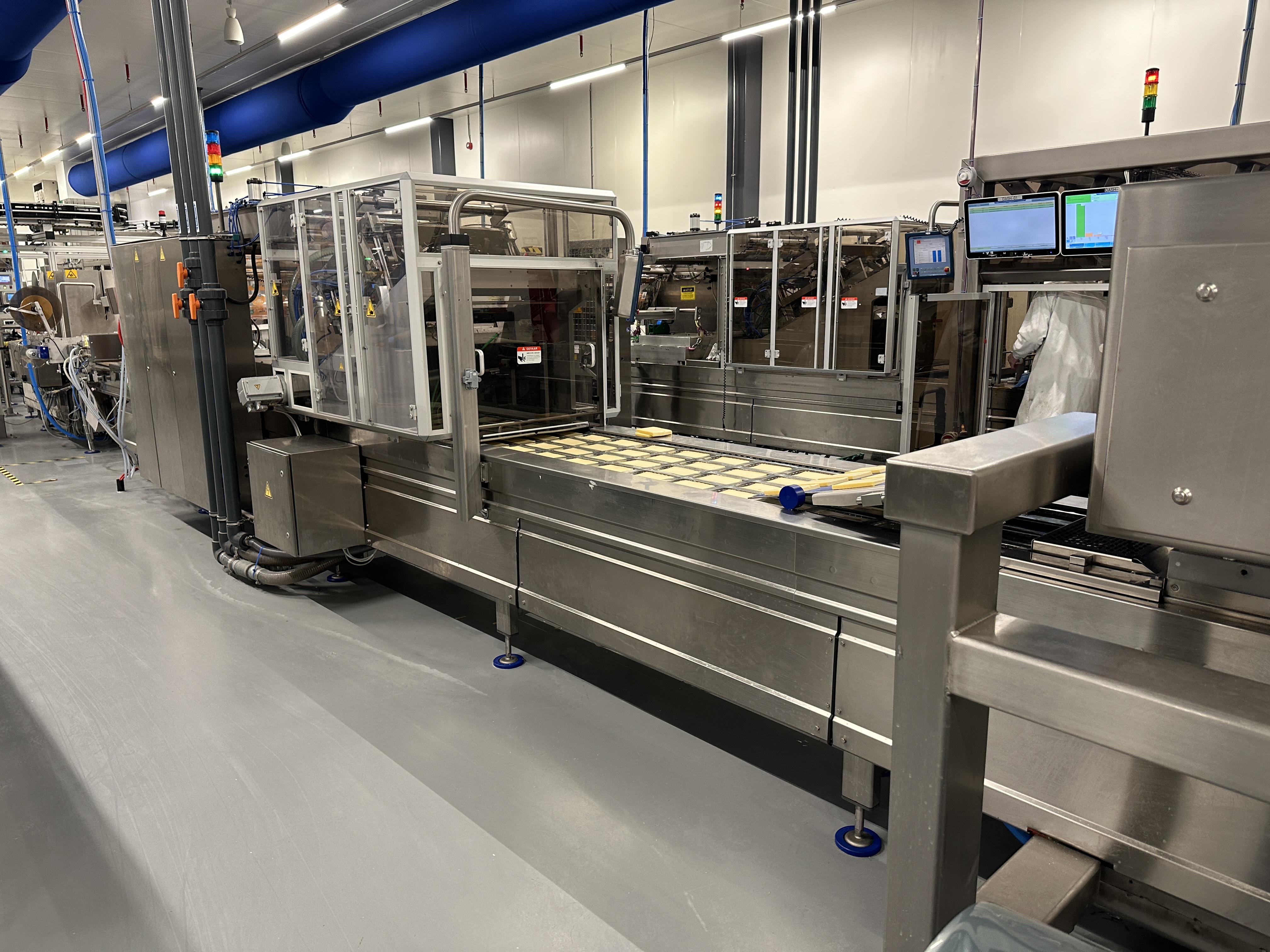 Used Multivac R530 complete line with Weber