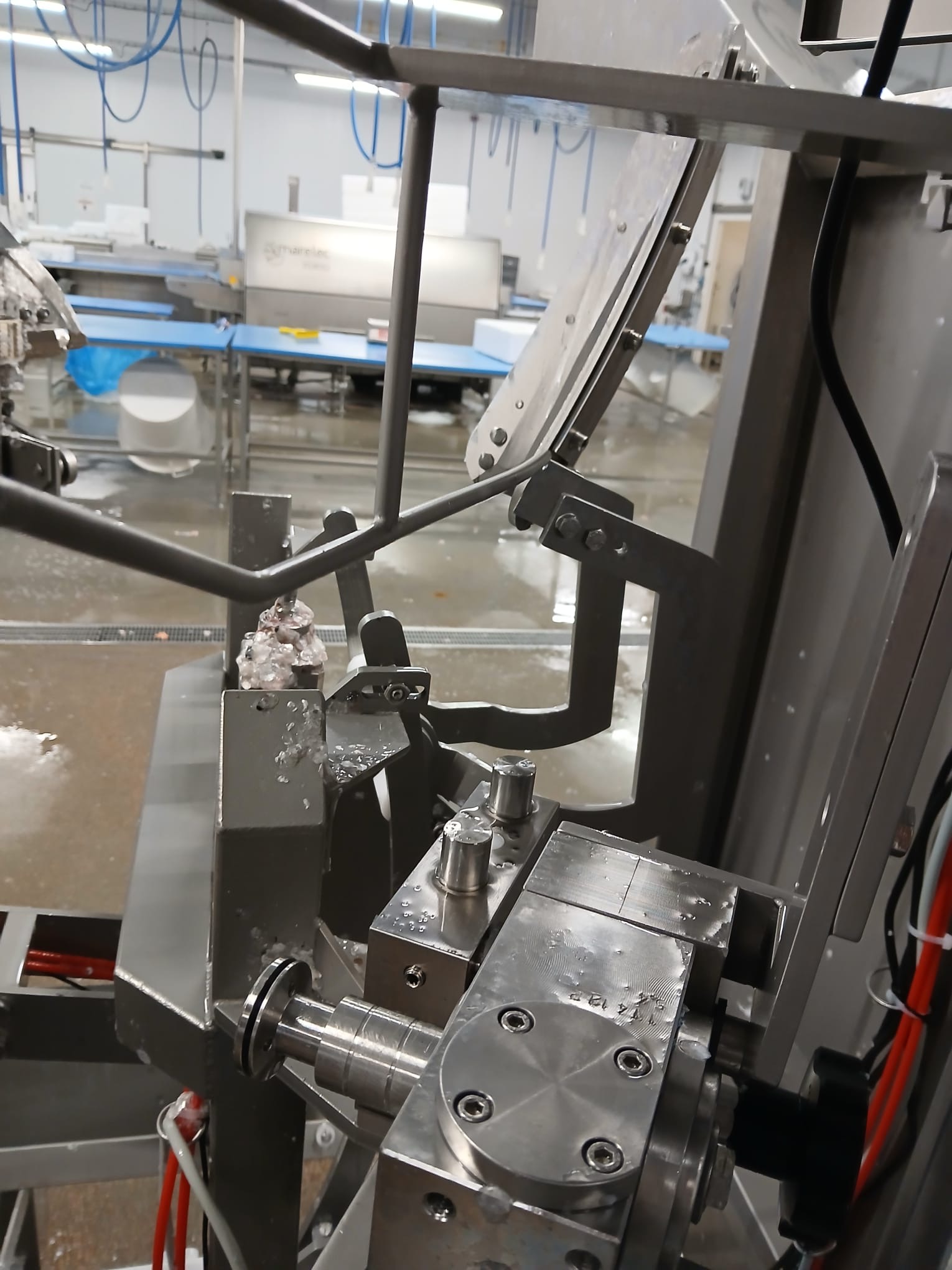 Used 2012 Marel 2630 filleting line with 2620 and knife sharpener