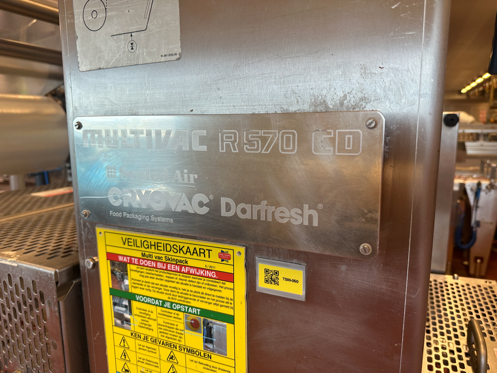 Used 2006 Multivac R570CD skin and MAP thermoformer