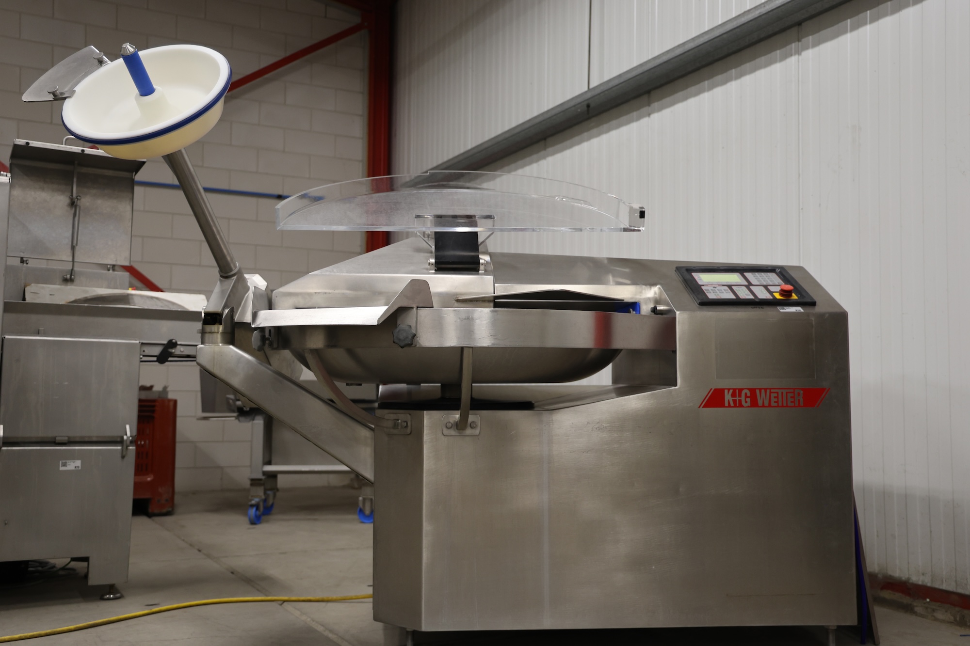 Used KG Wetter 120 bowl cutter with discharge
