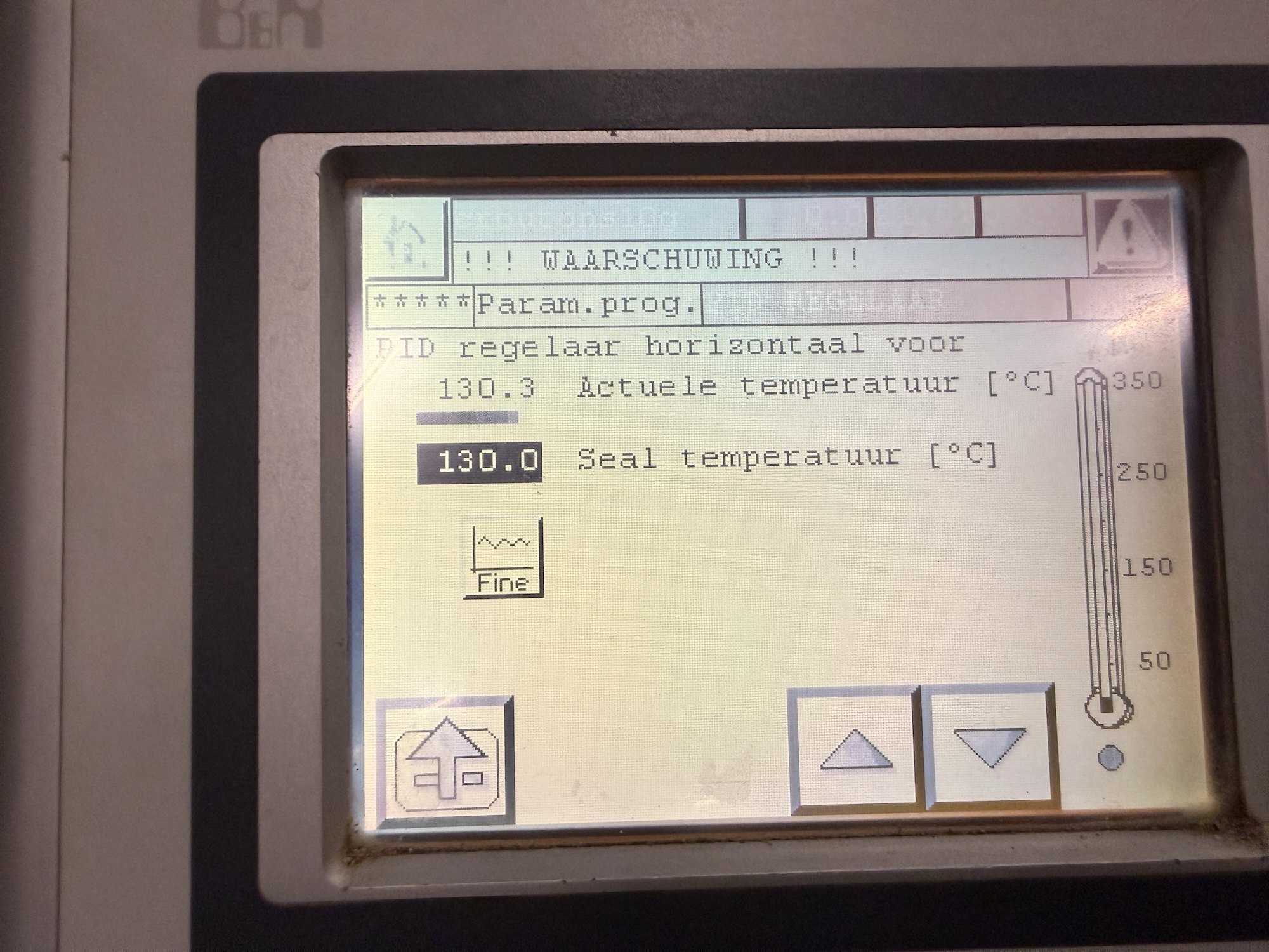Used Audion vertical form fill seal machine (VFFS) for pillow bags