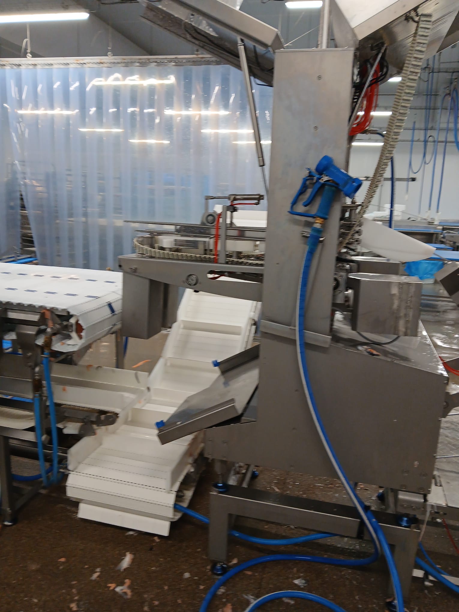 Used 2012 Marel 2630 filleting line with 2620 and knife sharpener