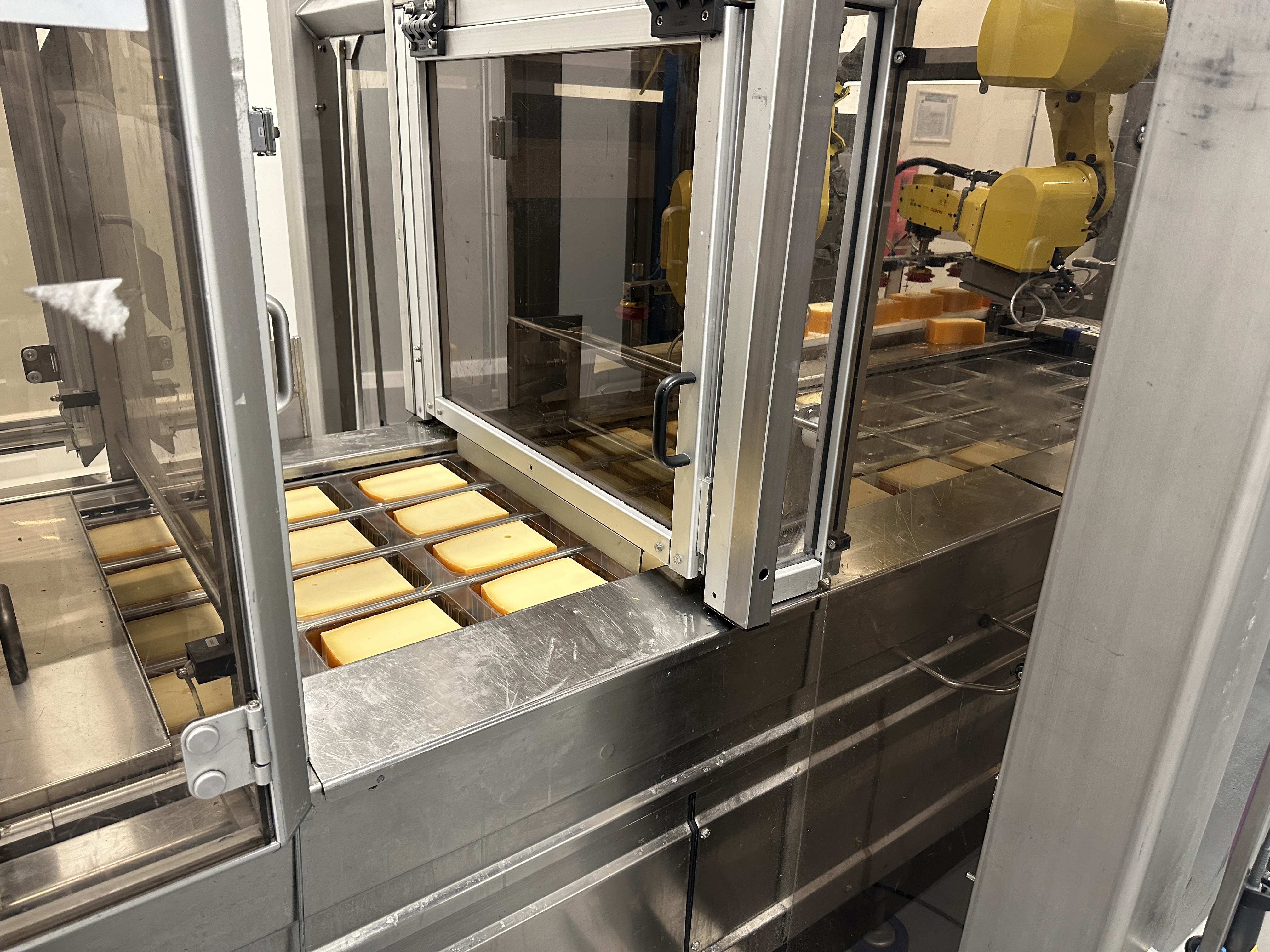 Used Multivac  R530 complete line used in the cheese industry