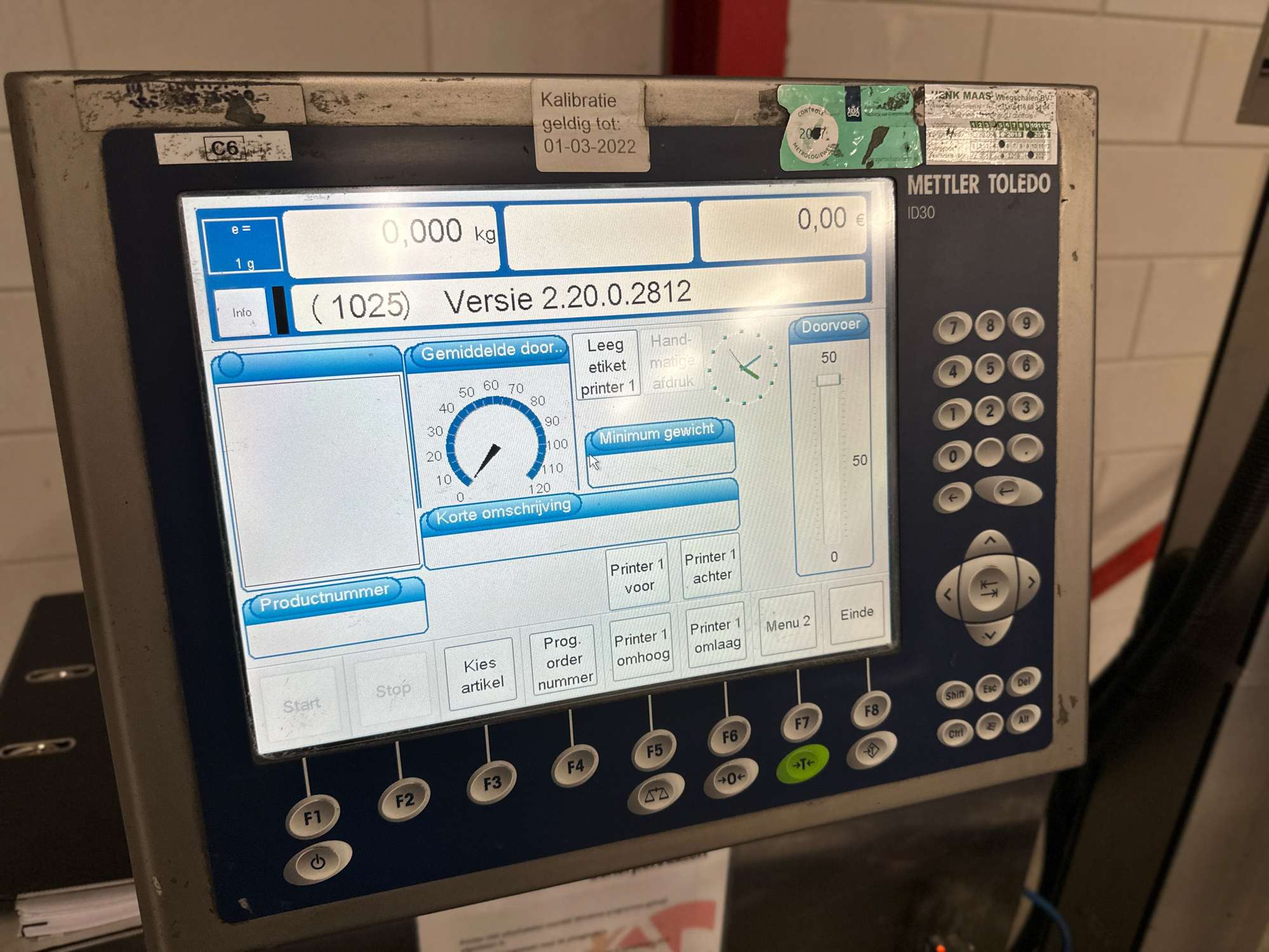 Used 2010 Mettler Toledo Garvens Checkweigher - Labeling machine