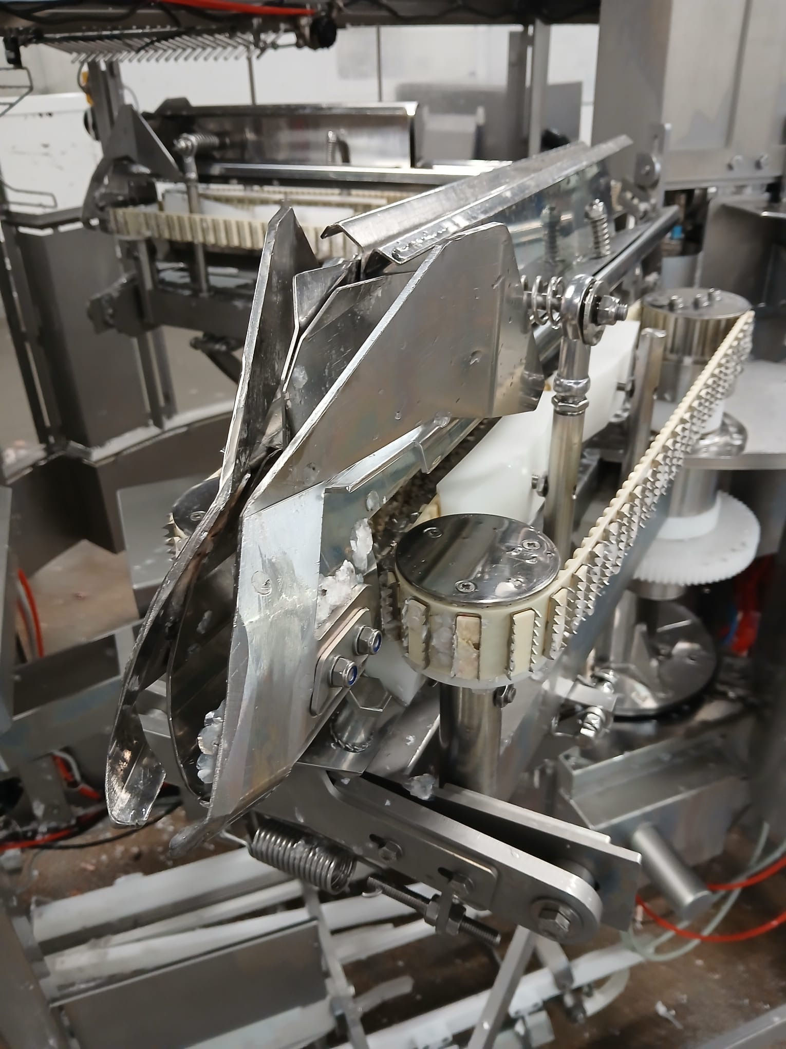 Used 2012 Marel 2630 filleting line with 2620 and knife sharpener