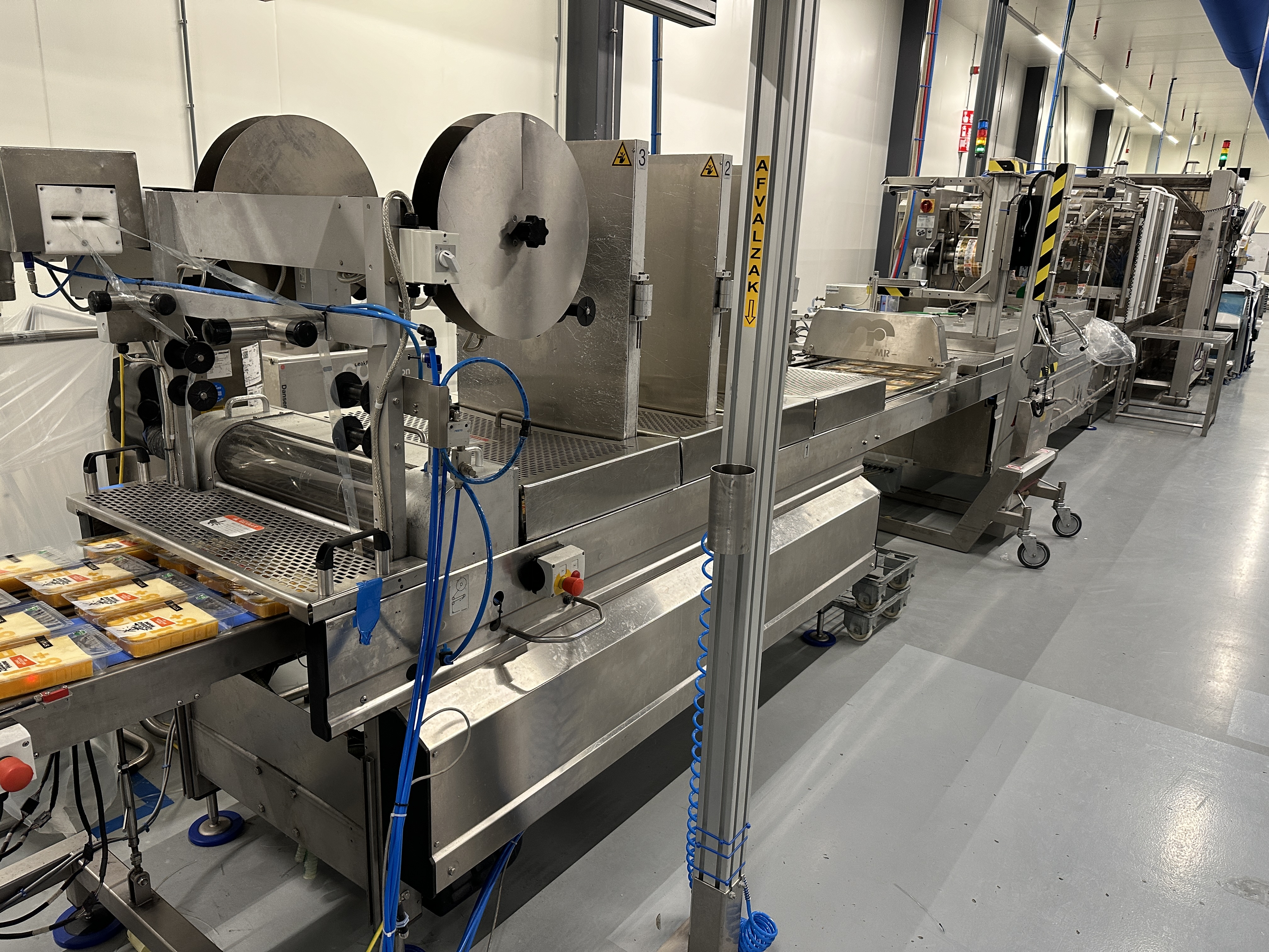 Used Multivac  R530 complete line used in the cheese industry